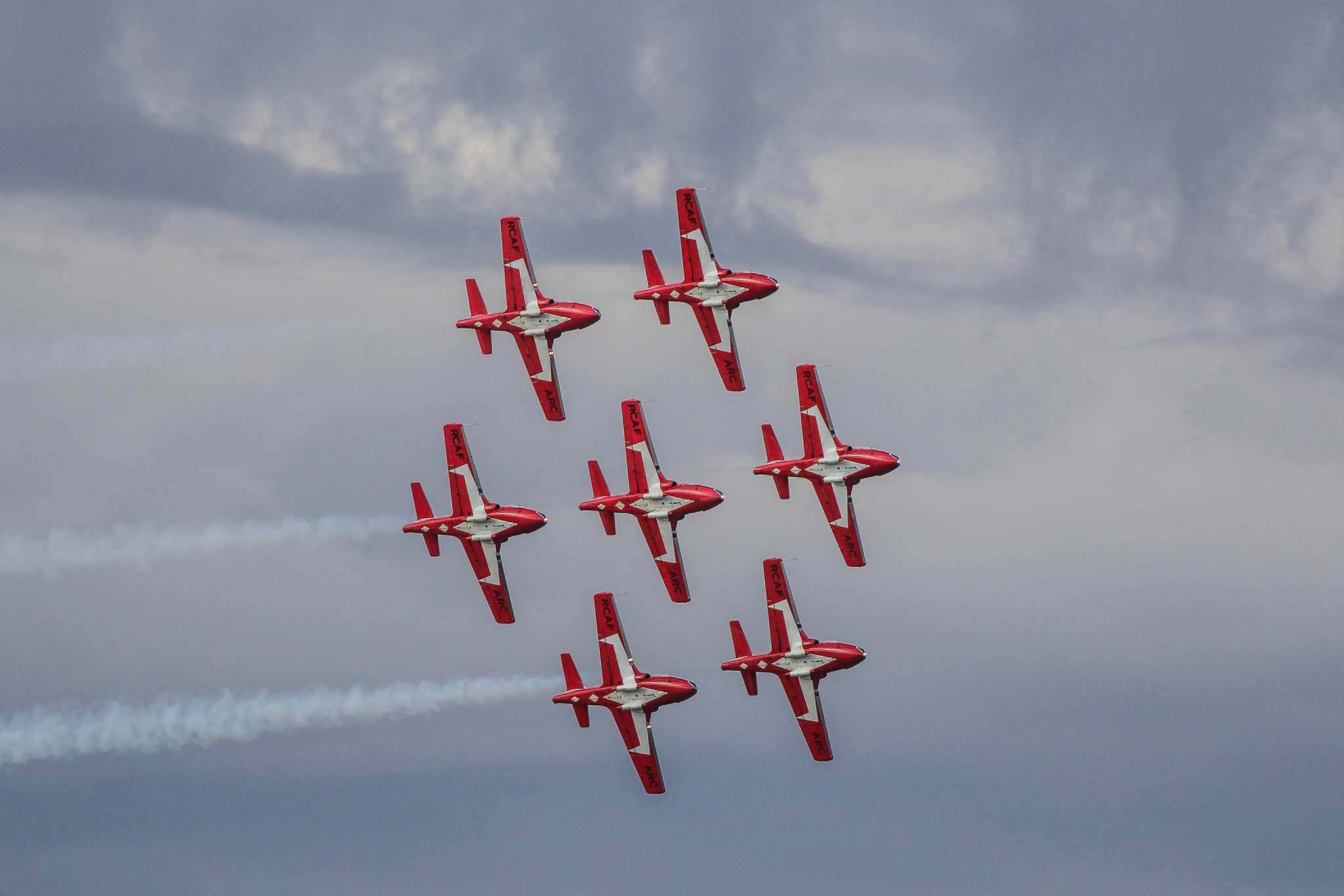 Canon EOS 60D + Canon EF 400mm F5.6L USM sample photo. Rcaf snowbirds photography