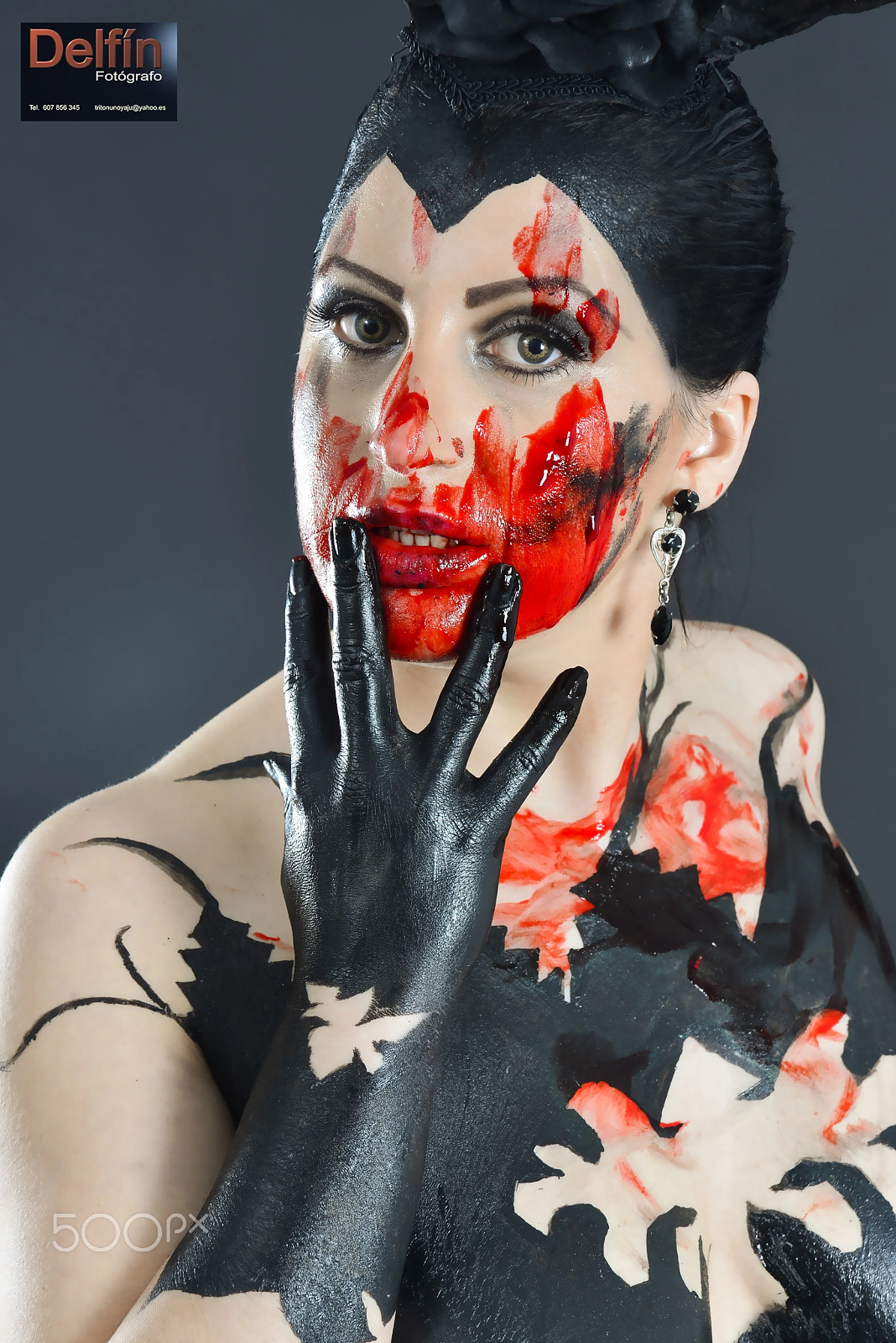 AF Zoom-Nikkor 24-120mm f/3.5-5.6D IF sample photo. Bodypaint photography