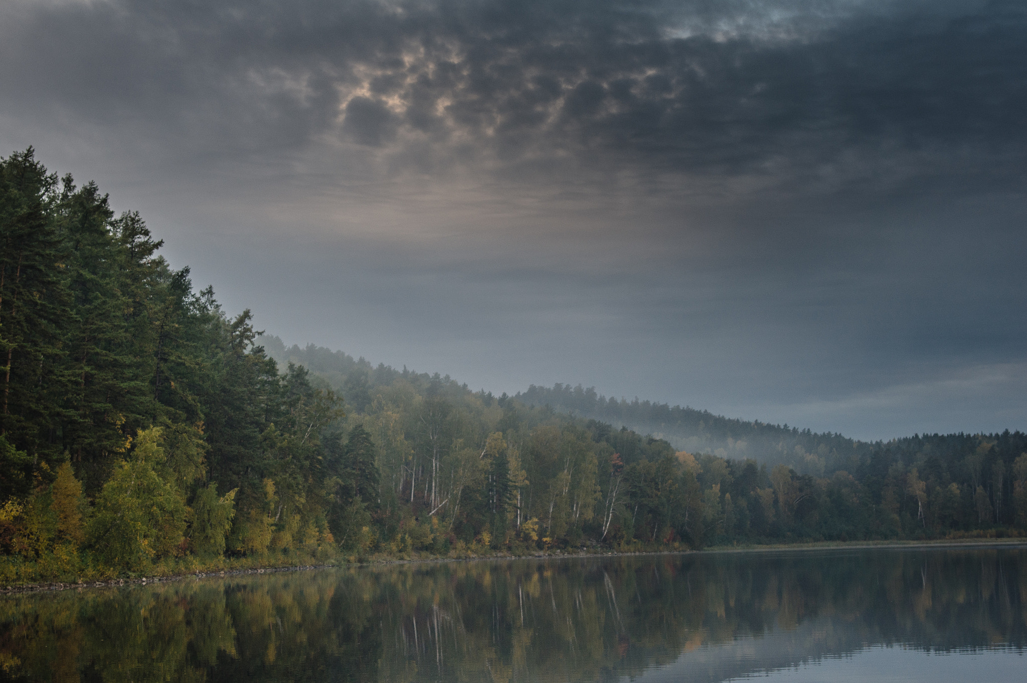 Sony Alpha DSLR-A450 + Sigma 28-70mm EX DG F2.8 sample photo. The sky over arakul lake photography