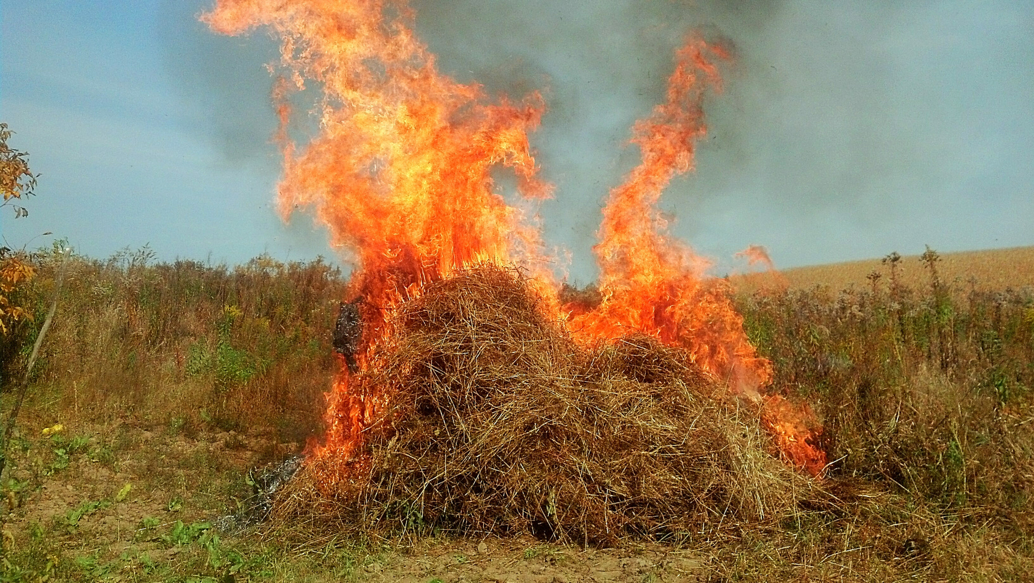 Motorola DROID RAZR sample photo. Fire photography
