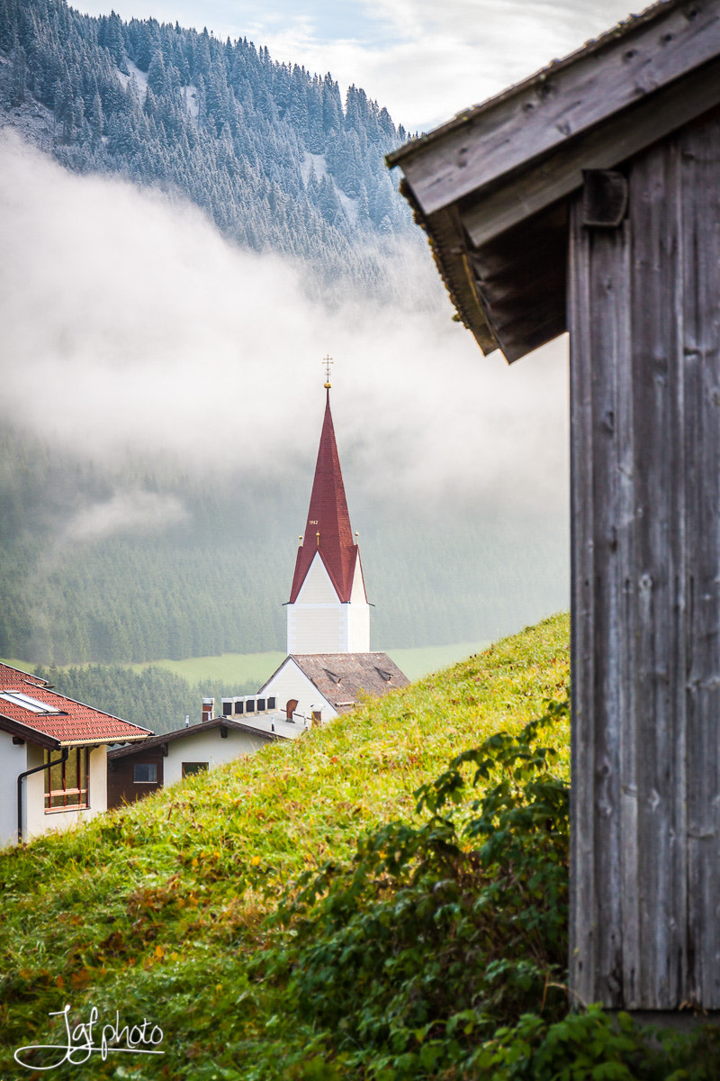 Canon EF 24-70mm F4L IS USM sample photo. Church of berwang photography