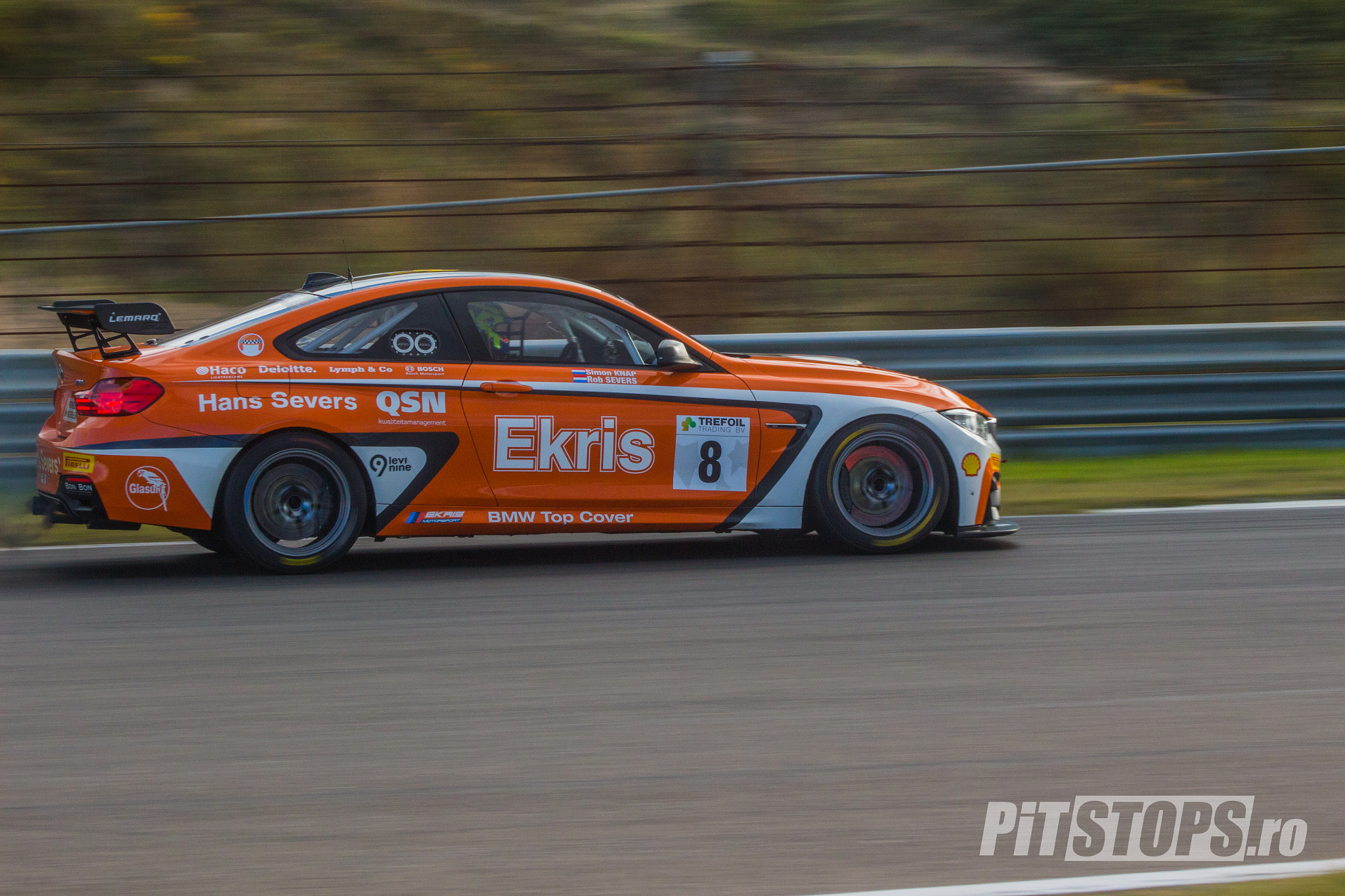 Canon EF 75-300mm f/4-5.6 USM sample photo. Euro gt4 zandvoort race 2 - ekris bmw brakes hard for the chicane photography