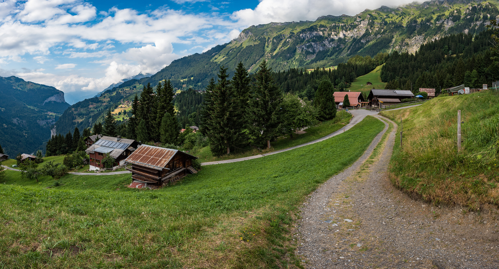 Nikon AF-S Nikkor 24mm F1.4G ED sample photo. Wengen countryside photography
