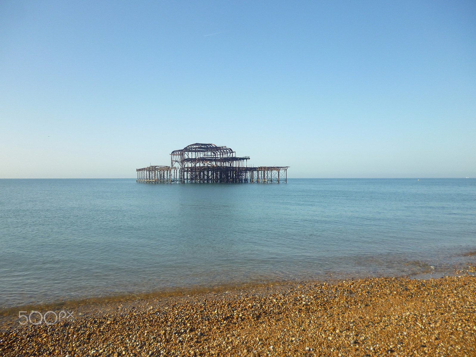 Panasonic Lumix DMC-S1 sample photo. Brighton west pier, england photography