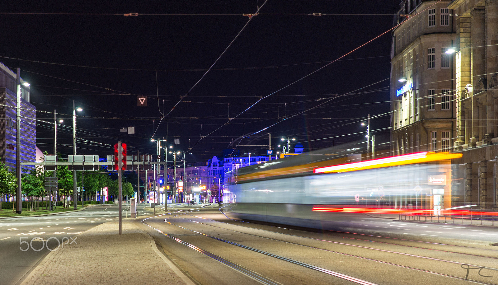 Sony a99 II + 24-70mm F2.8 sample photo. Fast tram photography