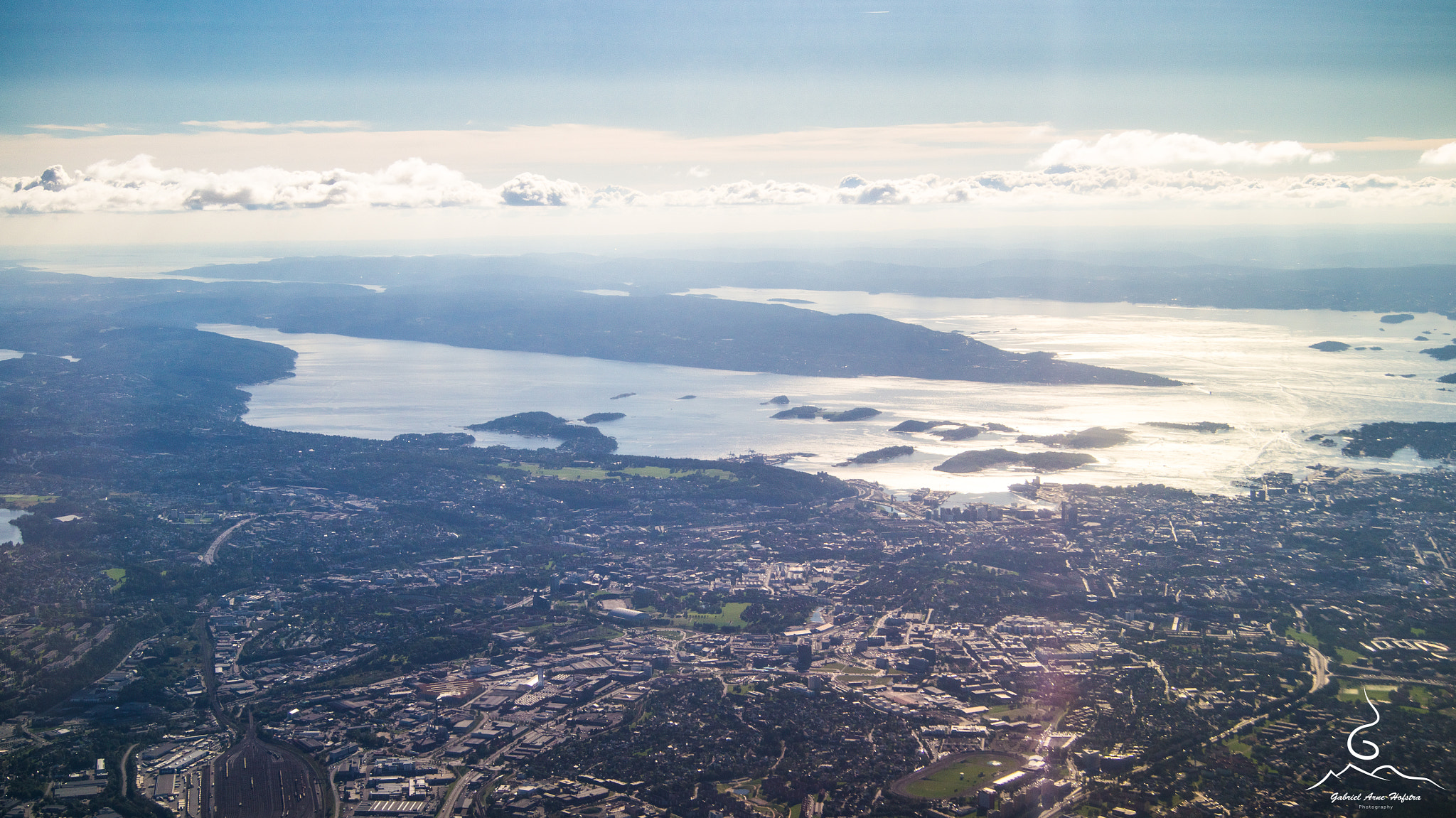 Sony SLT-A35 + Sony DT 18-55mm F3.5-5.6 SAM sample photo. Oslo seen from the air photography