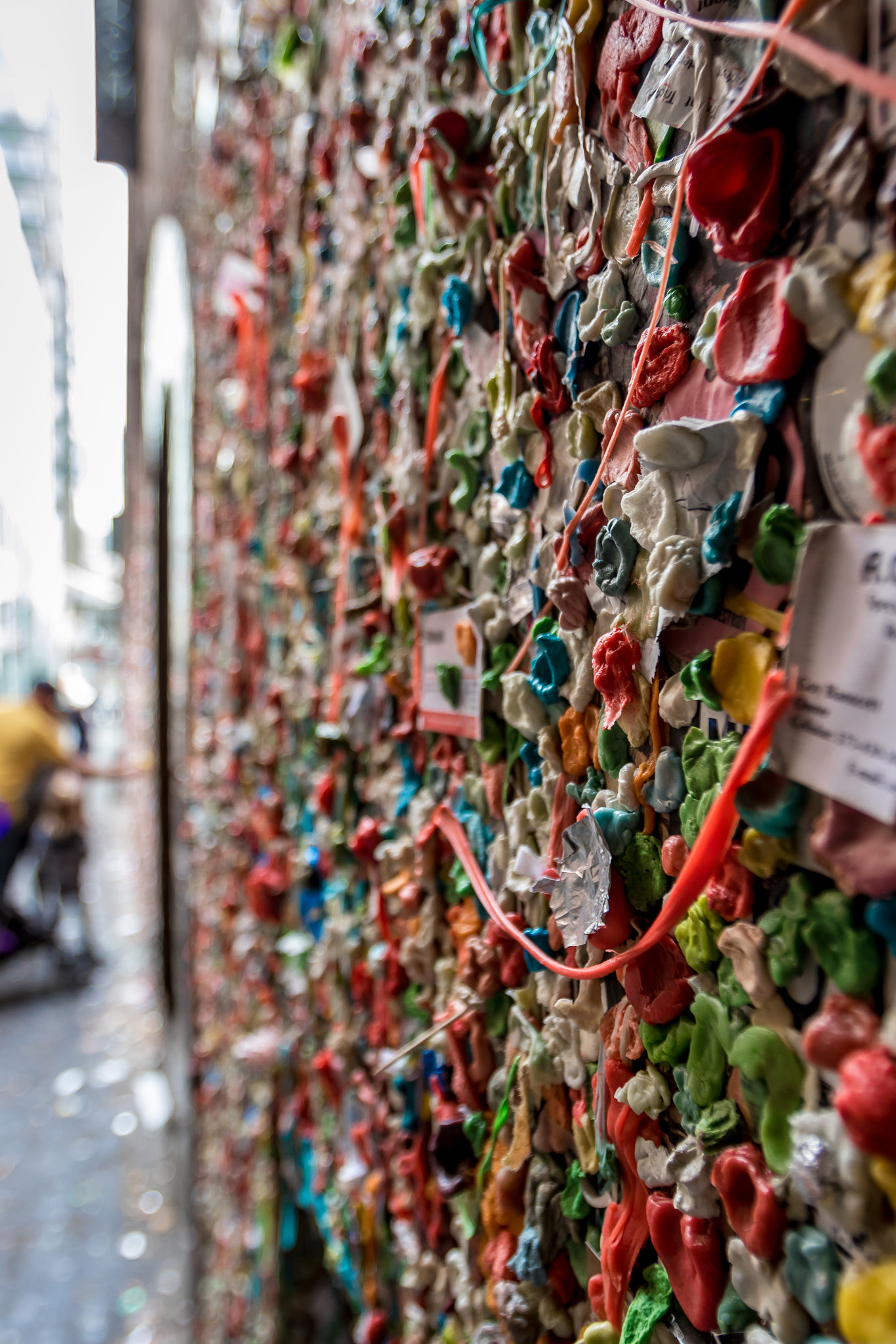 Canon EF 16-35mm F2.8L USM sample photo. Gum wall post alley photography