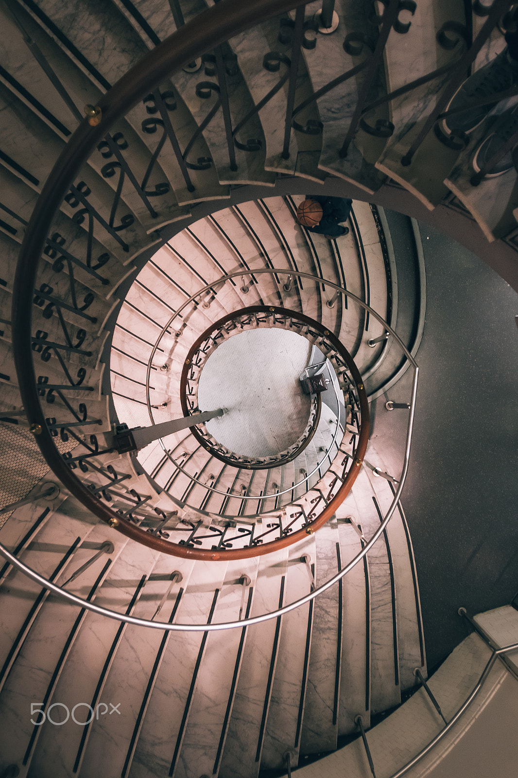 Canon EOS 7D Mark II + Canon EF 16-35mm F2.8L USM sample photo. Spiral staircase photography