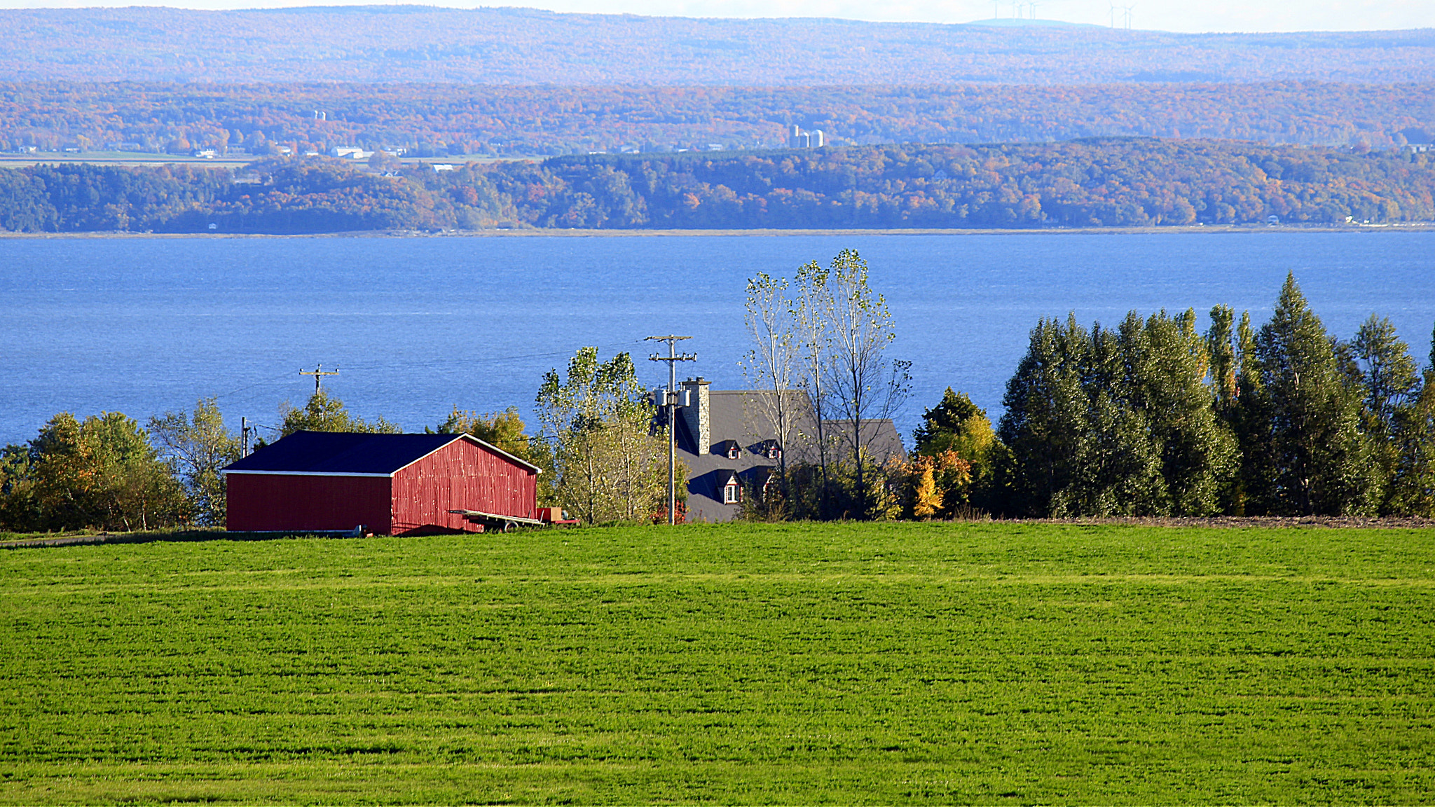 Canon EF-S 55-250mm F4-5.6 IS II sample photo. Vue sur le fleuve photography