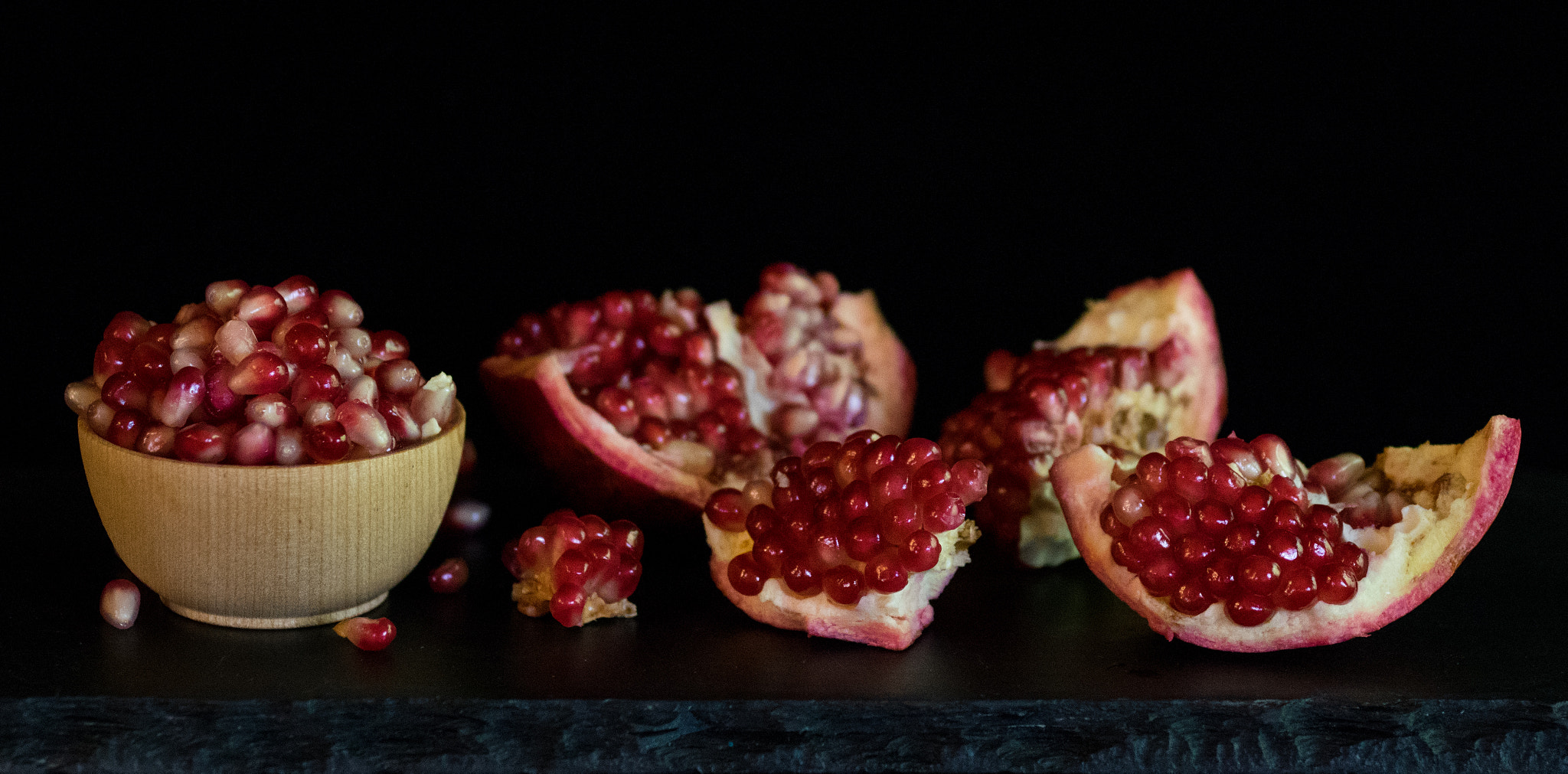 Pentax K-3 + smc PENTAX-FA Macro 50mm F2.8 sample photo. Pomegranate photography