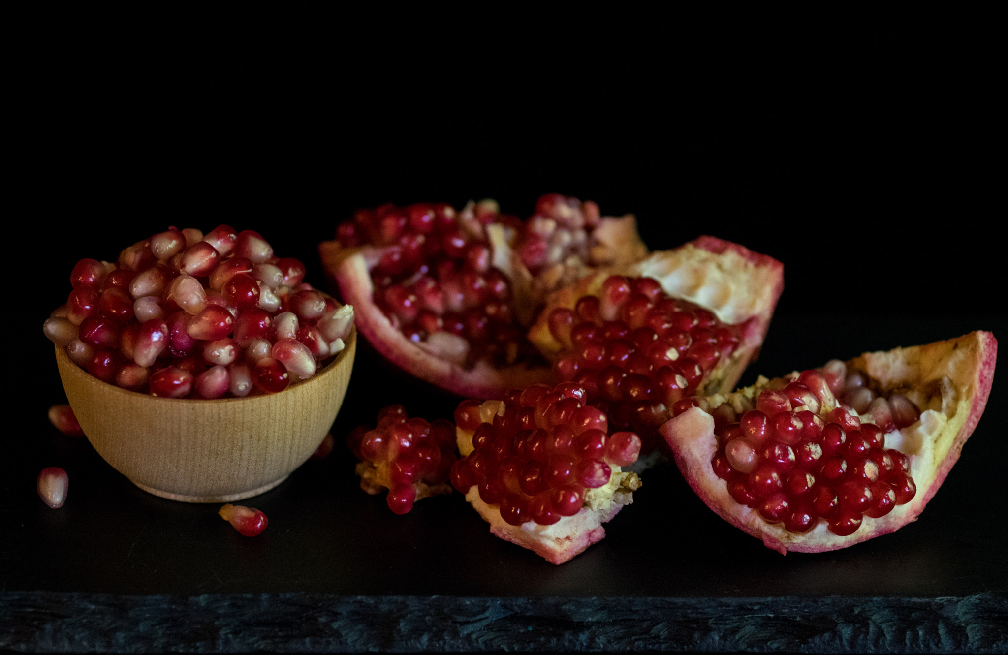 Pentax K-3 + smc PENTAX-FA Macro 50mm F2.8 sample photo. Pomegranate photography