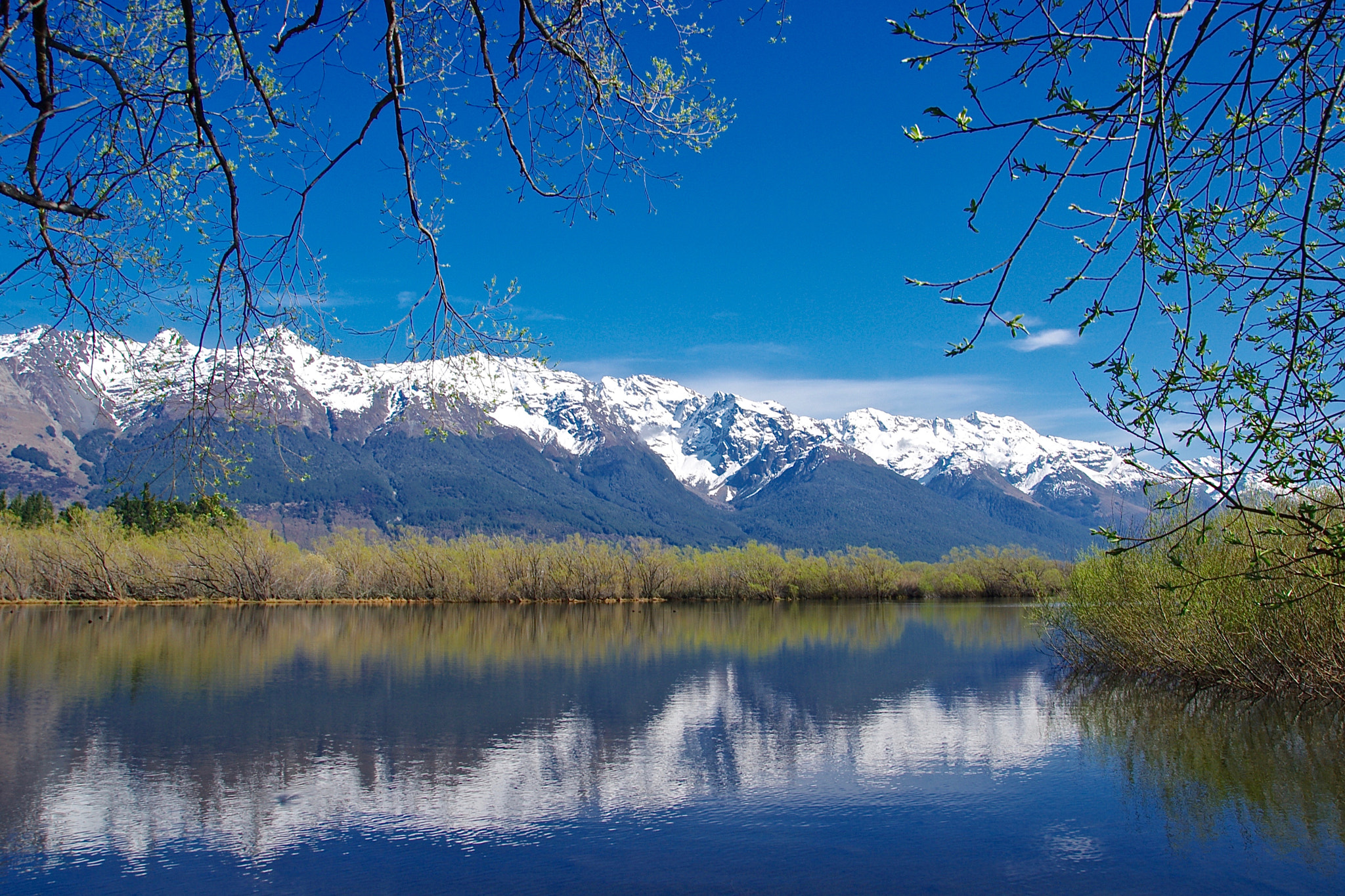Pentax K-7 sample photo. Glenorchy lagoon photography