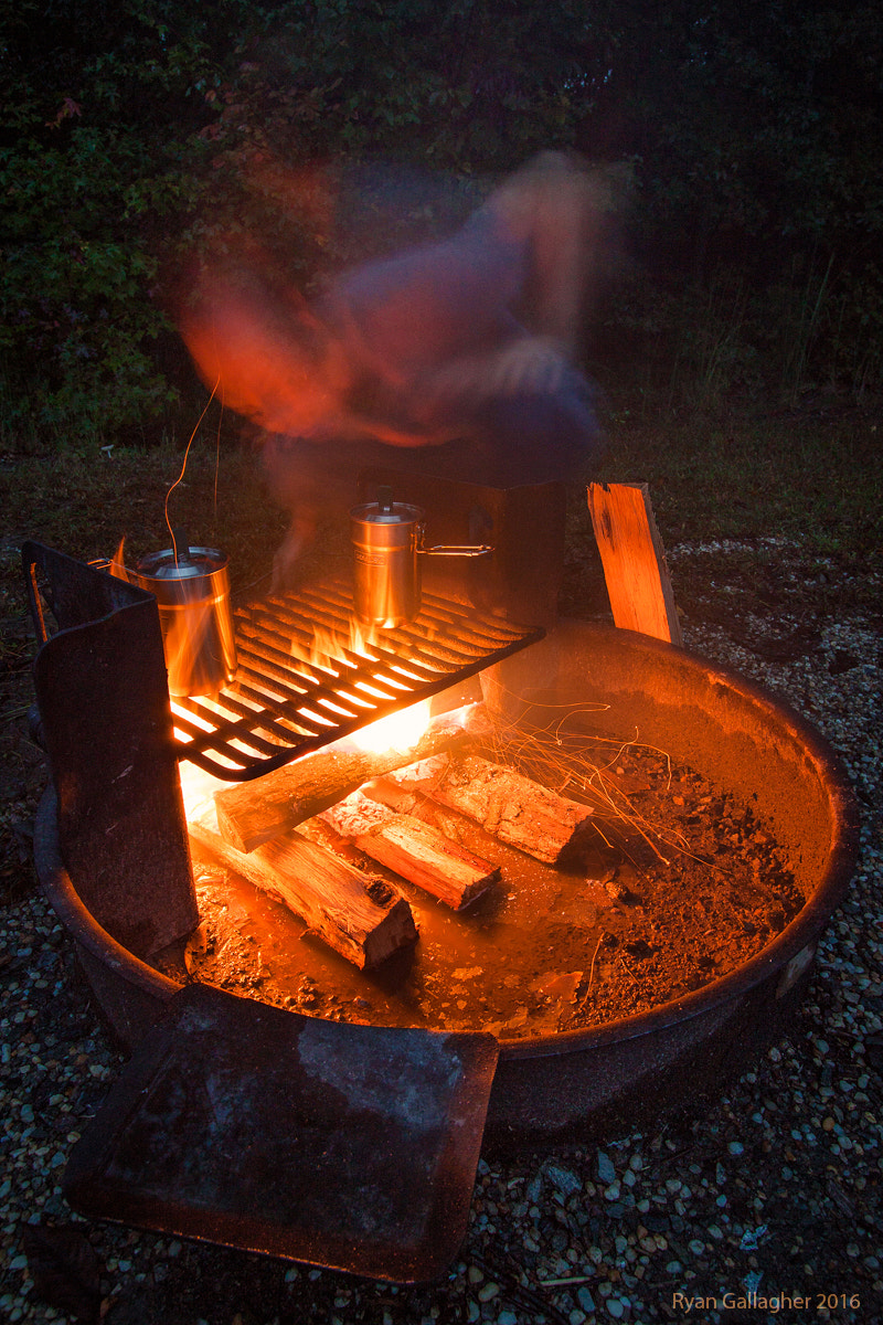 Canon EF-S 10-22mm F3.5-4.5 USM sample photo. Campfire ghosts photography