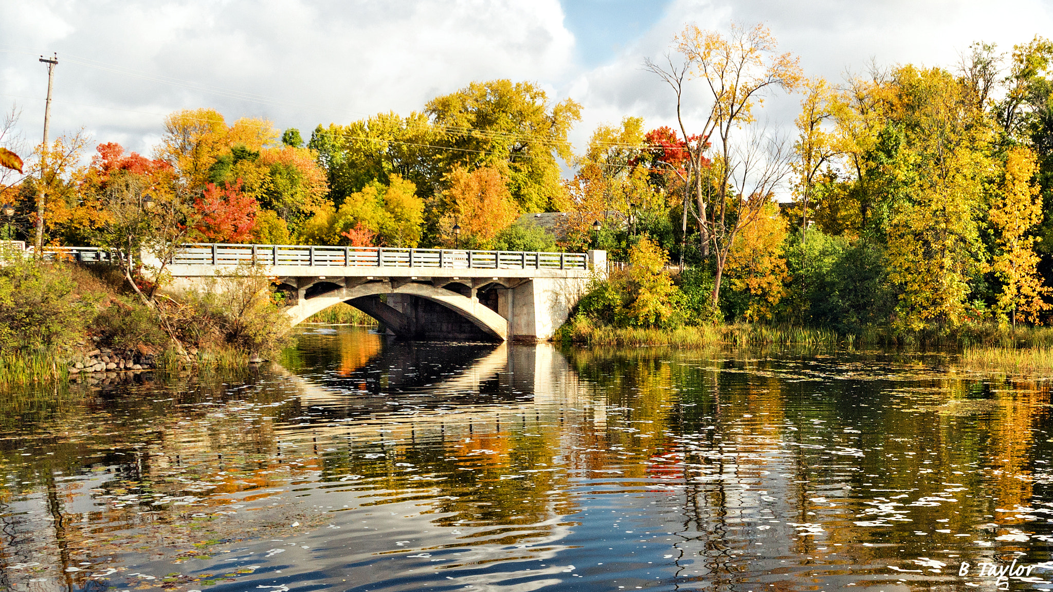 Sony DT 18-135mm F3.5-5.6 SAM sample photo. Omemee bridge fall photography