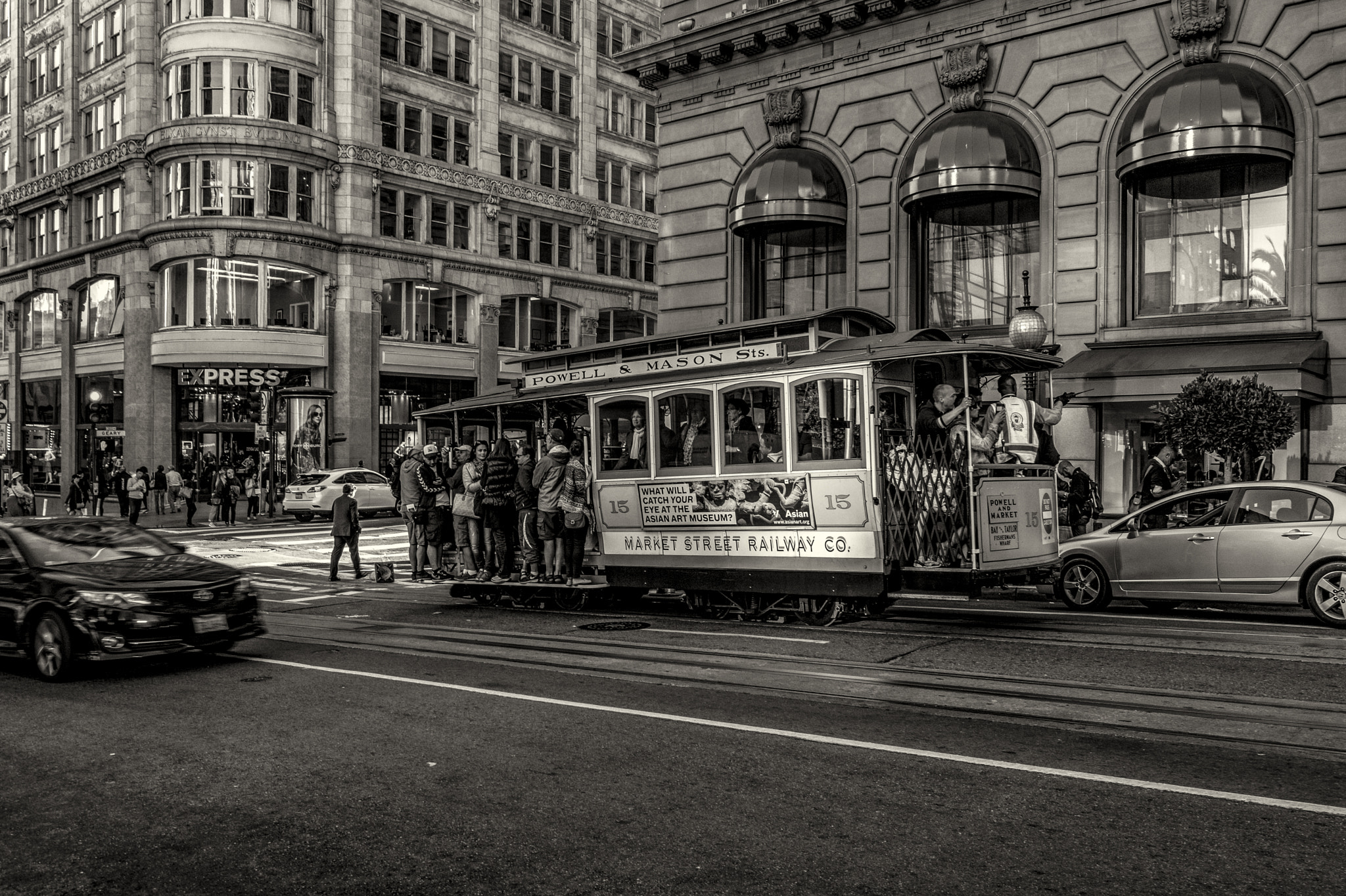 Fujifilm XC 16-50mm F3.5-5.6 OIS sample photo. Cable car, san francisco photography