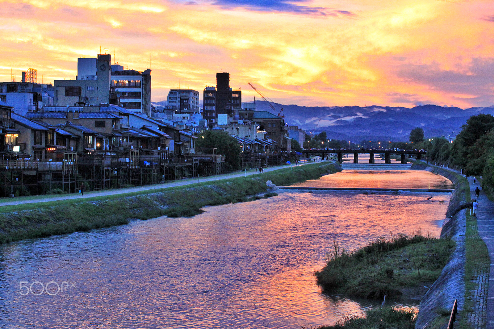 Sigma 50mm F1.4 EX DG HSM sample photo. Kyoto afterglow photography
