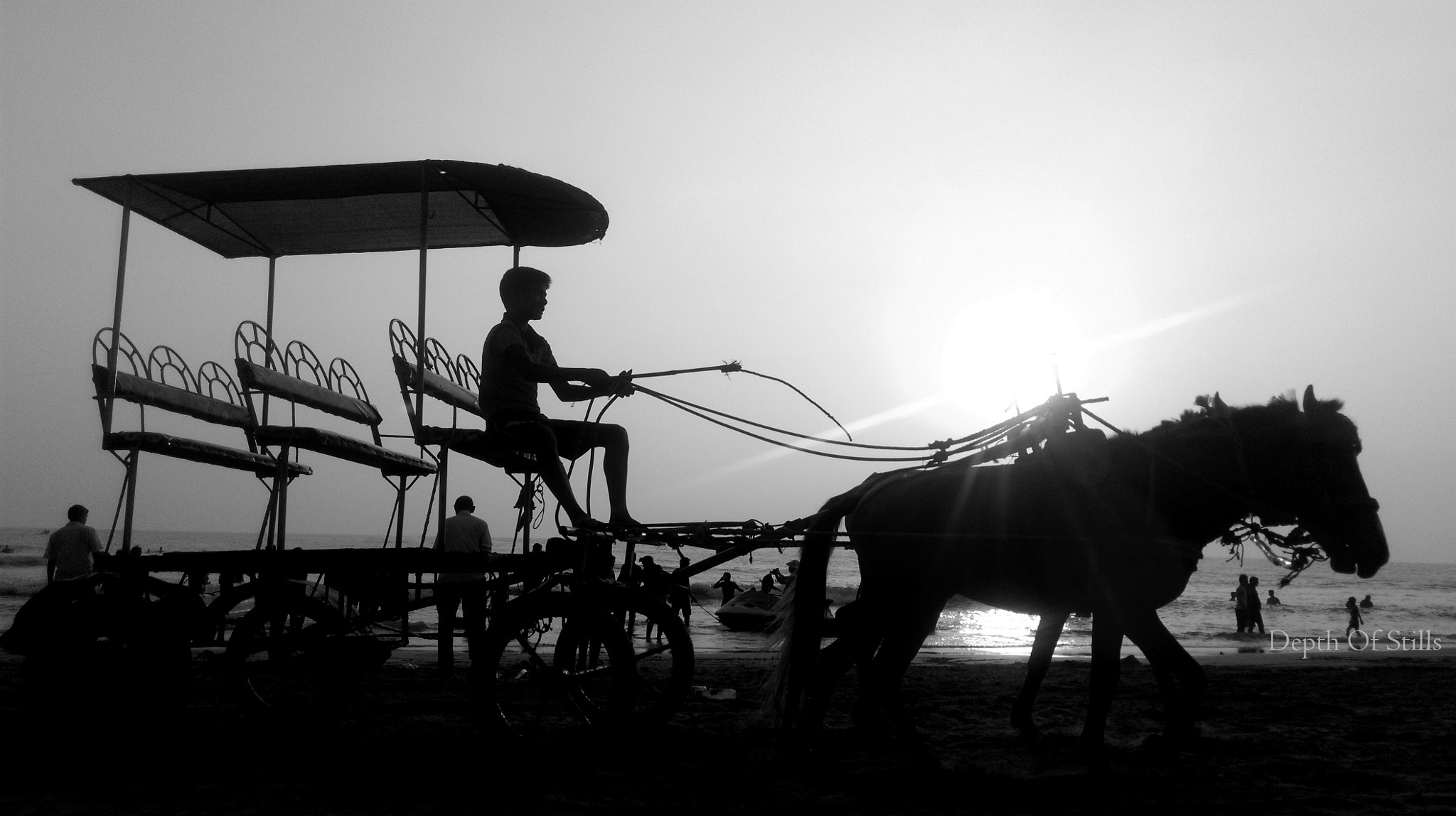 HTC 0P9C8 sample photo. Chariot on the beach.. photography