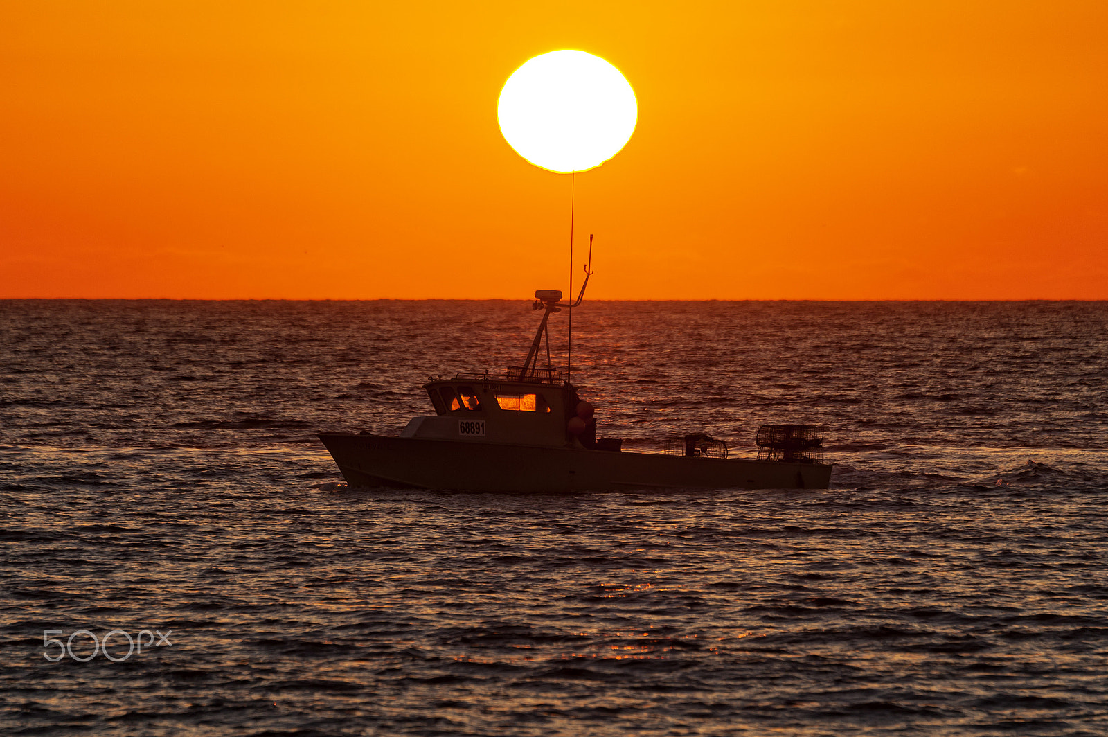 Nikon D700 sample photo. Fishing boat at sunset in carlsbad photography