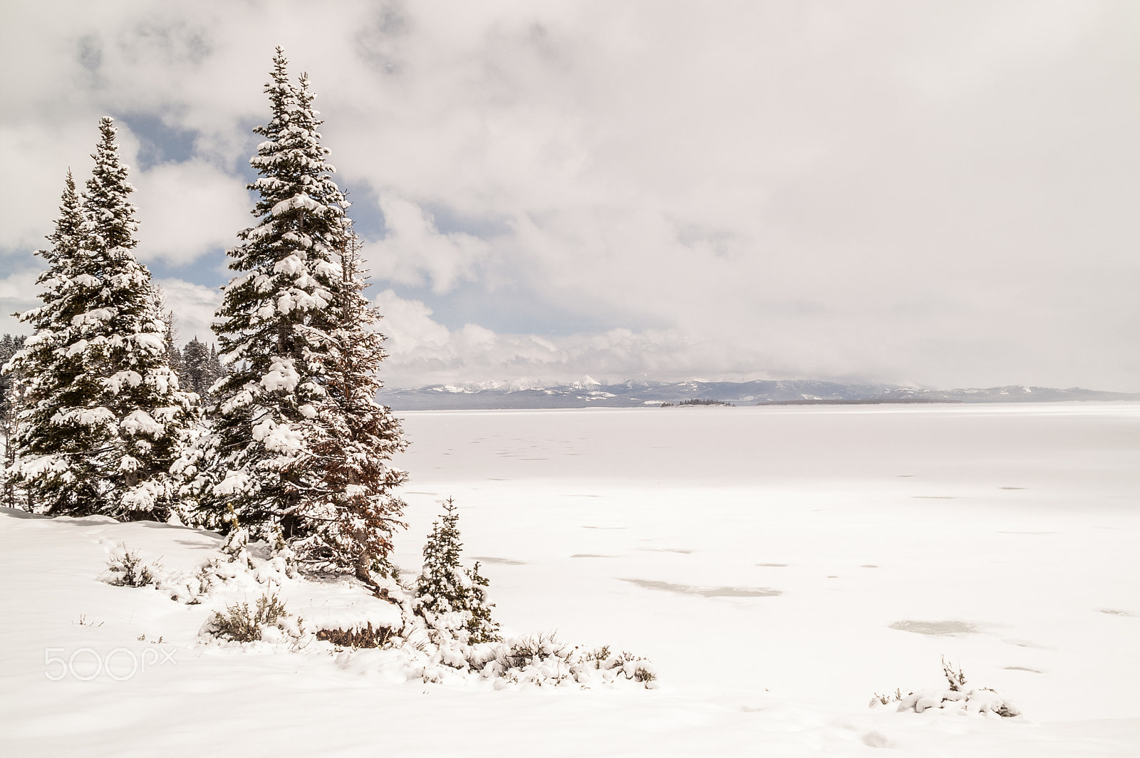 KONICA MINOLTA MAXXUM 7D sample photo. Yellowstone lake photography