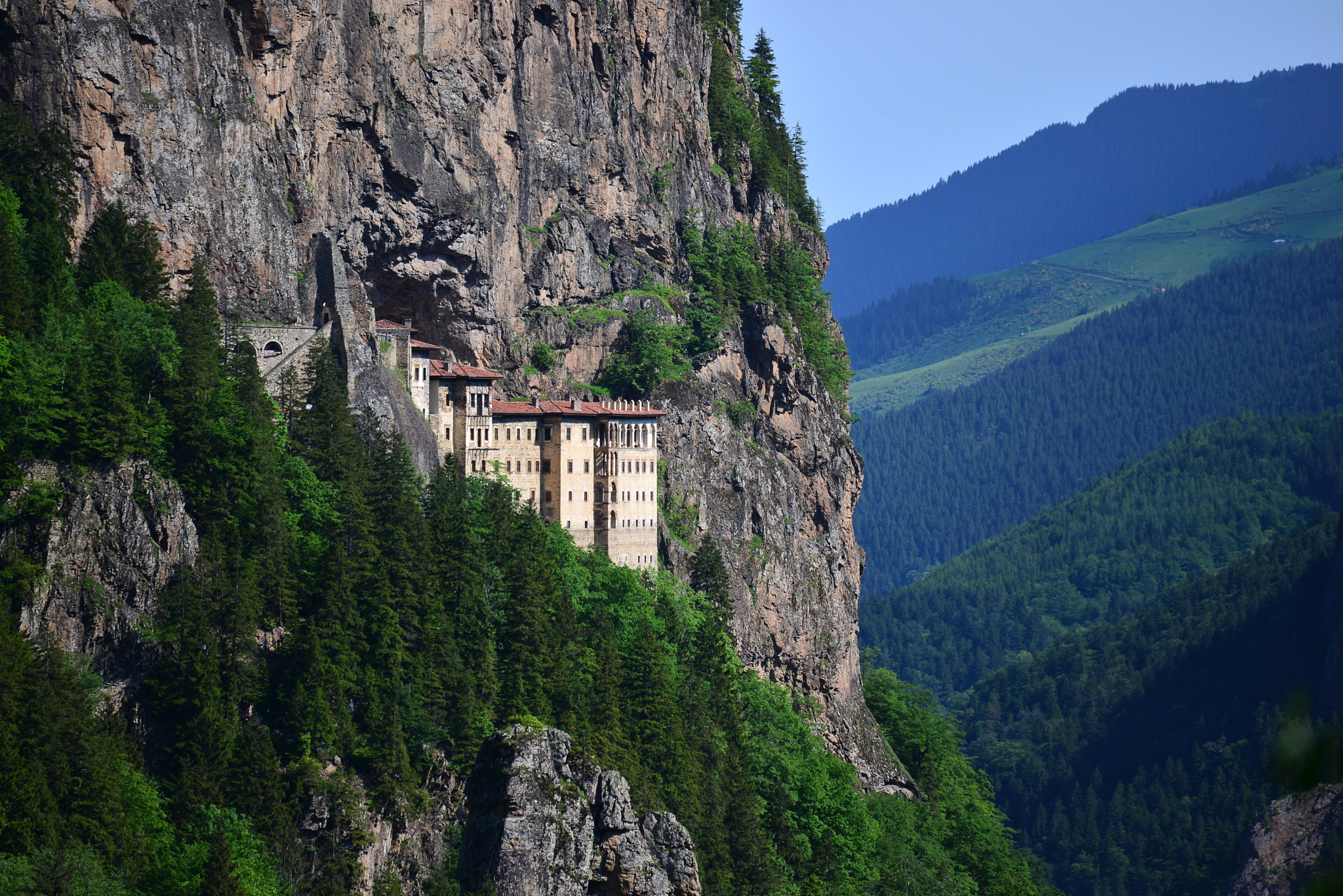 Tamron SP 70-200mm F2.8 Di VC USD sample photo. Sumela monastery photography