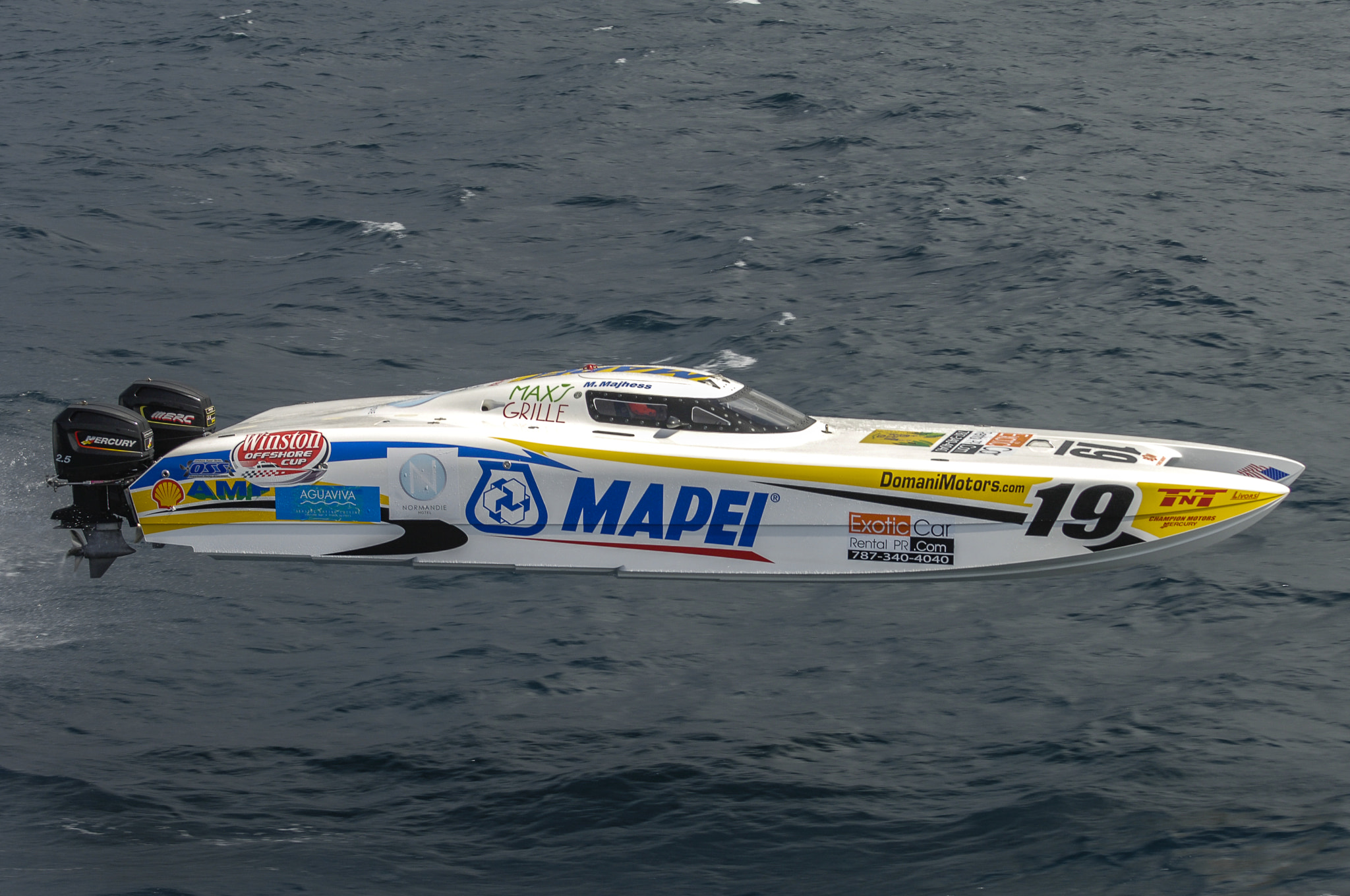 Nikon D2X sample photo. Offshore powerboat 4 photography