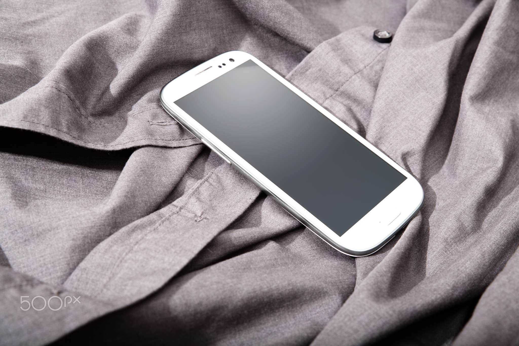 Smartphone on a shirt