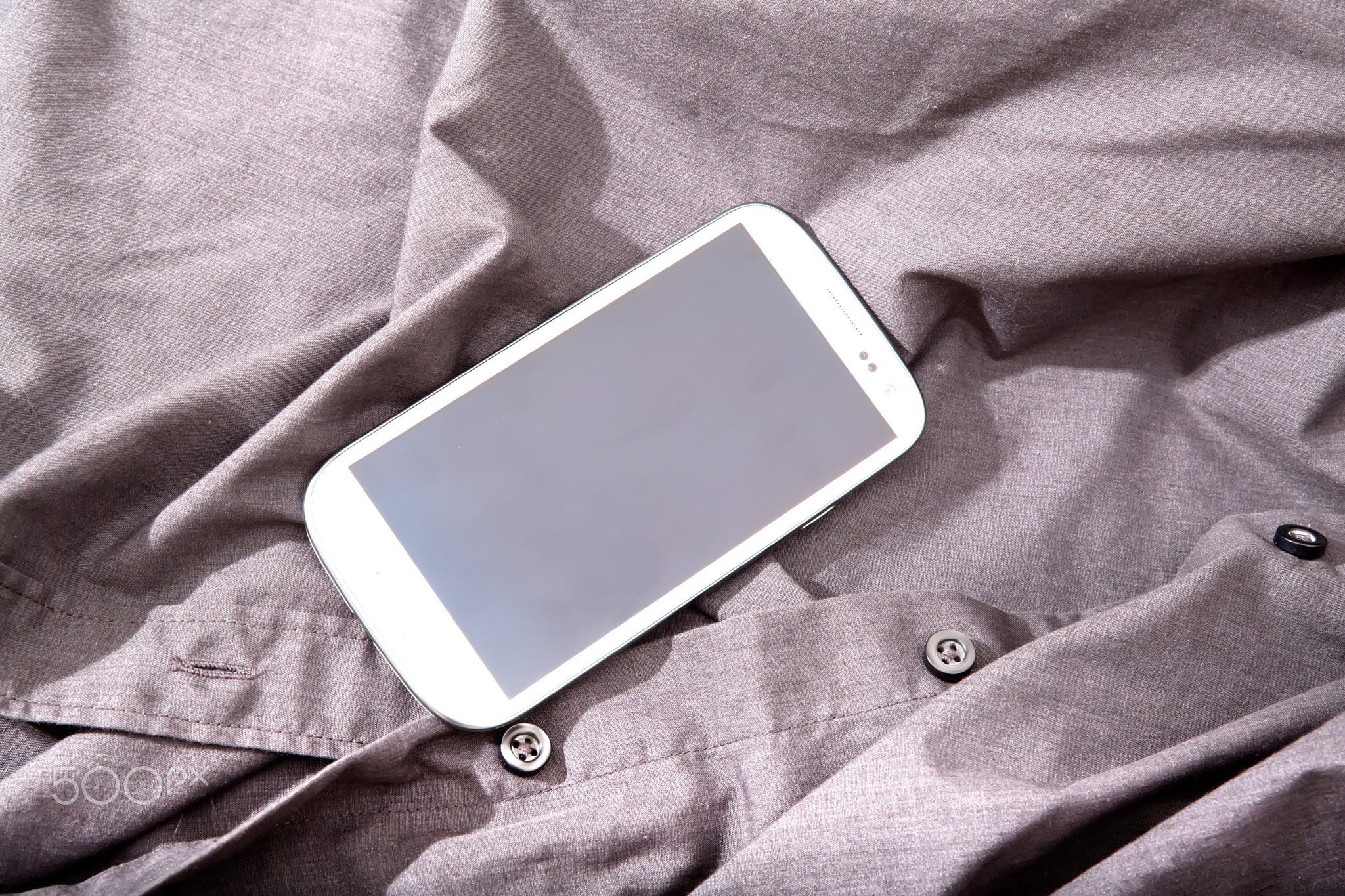 Smartphone on a shirt
