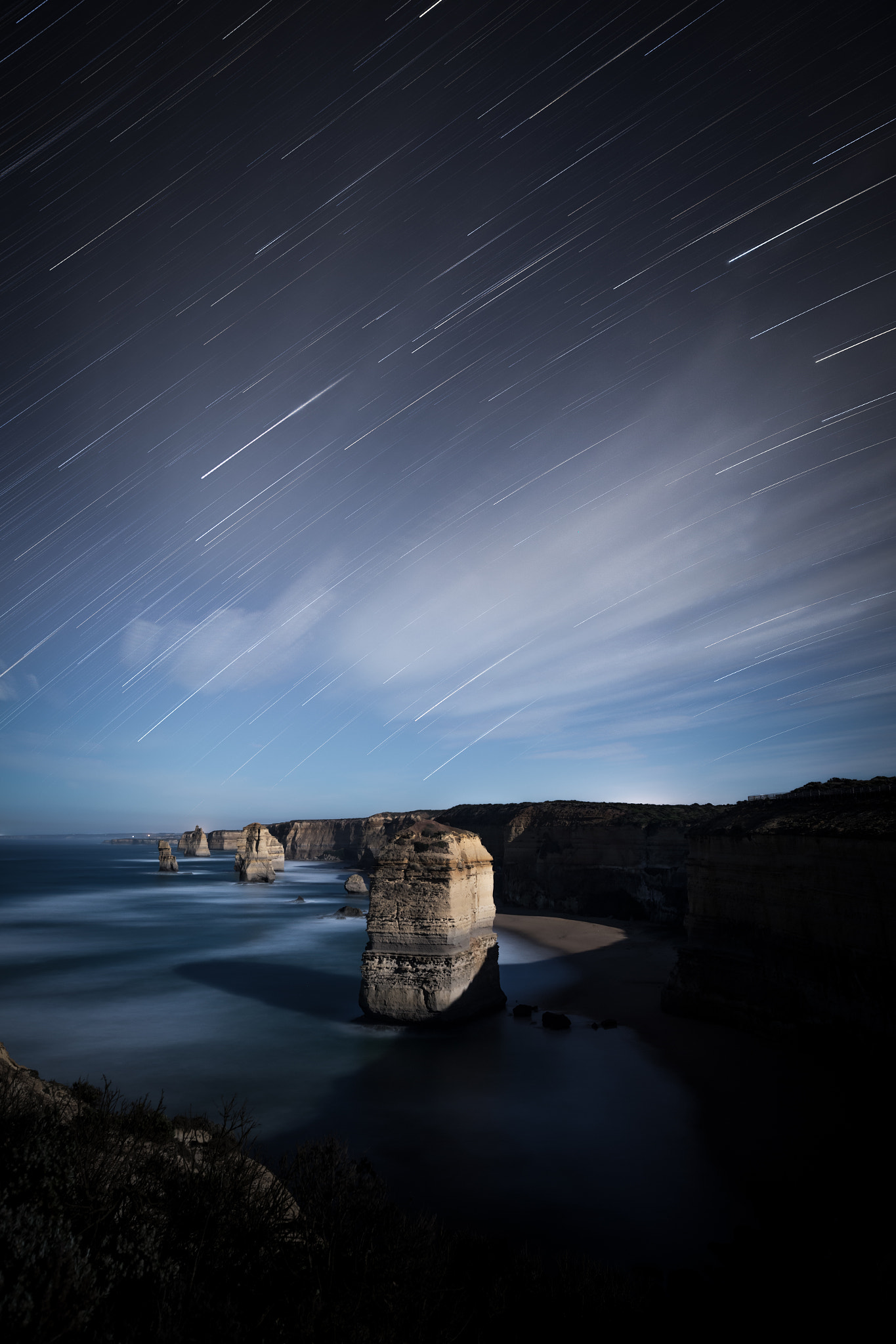 Canon EOS 6D + Sigma 20mm F1.4 DG HSM Art sample photo. Star trails at the 12 apostles photography
