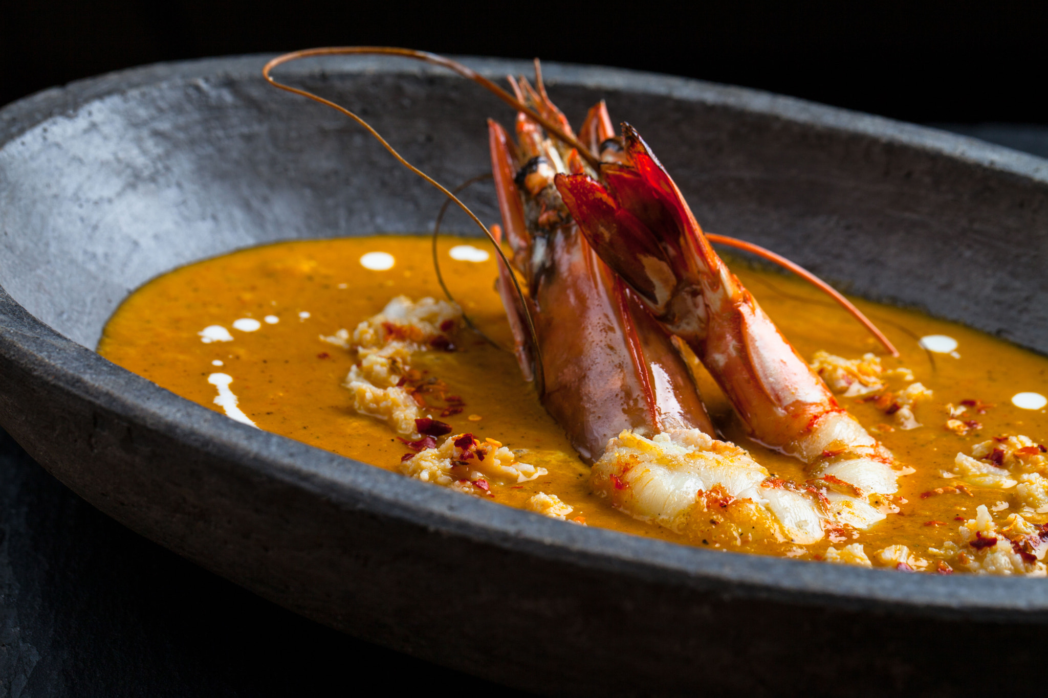 Spiced Prawn Soup