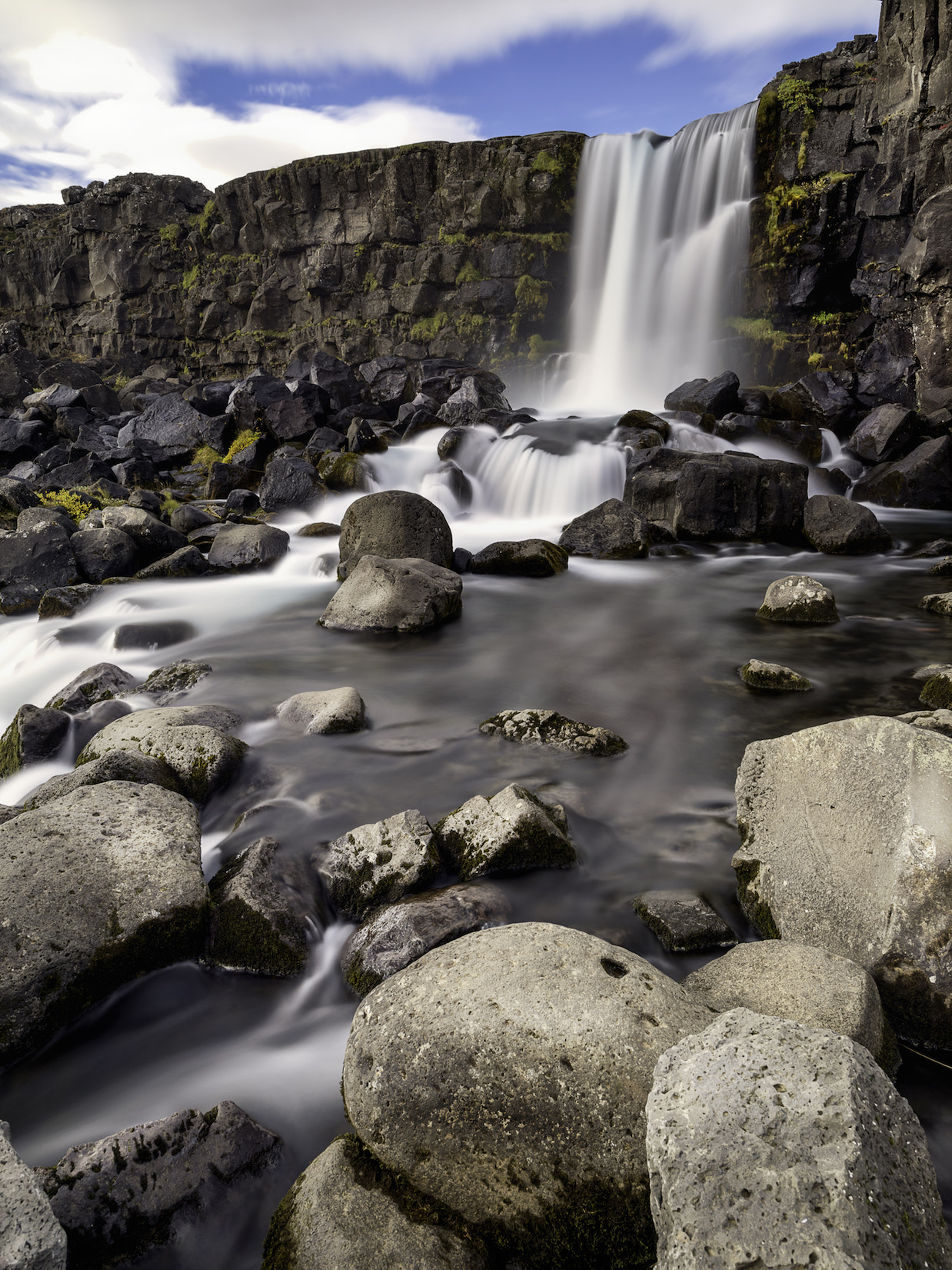 Pentax 645Z + HD Pentax-DA645 28-45mm F4.5ED AW SR sample photo. Öxarárfoss photography