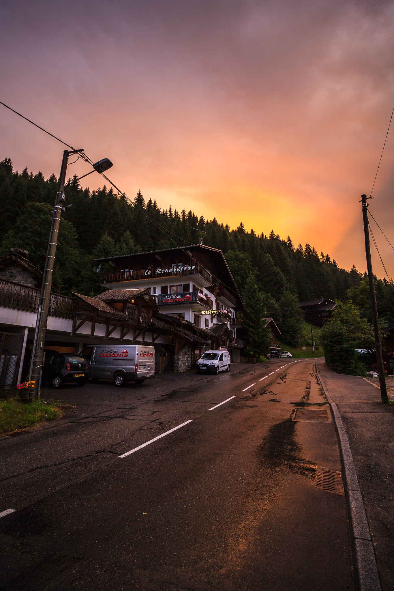 Canon EOS 50D sample photo. Sunset road photography