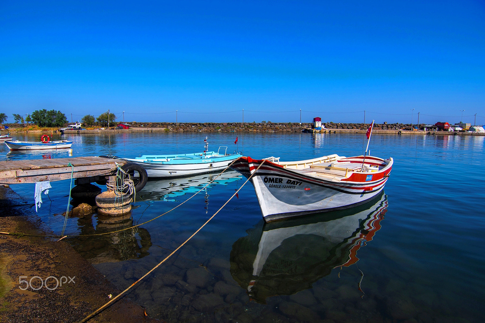 Pentax K-3 II sample photo. Boats and reflections. photography