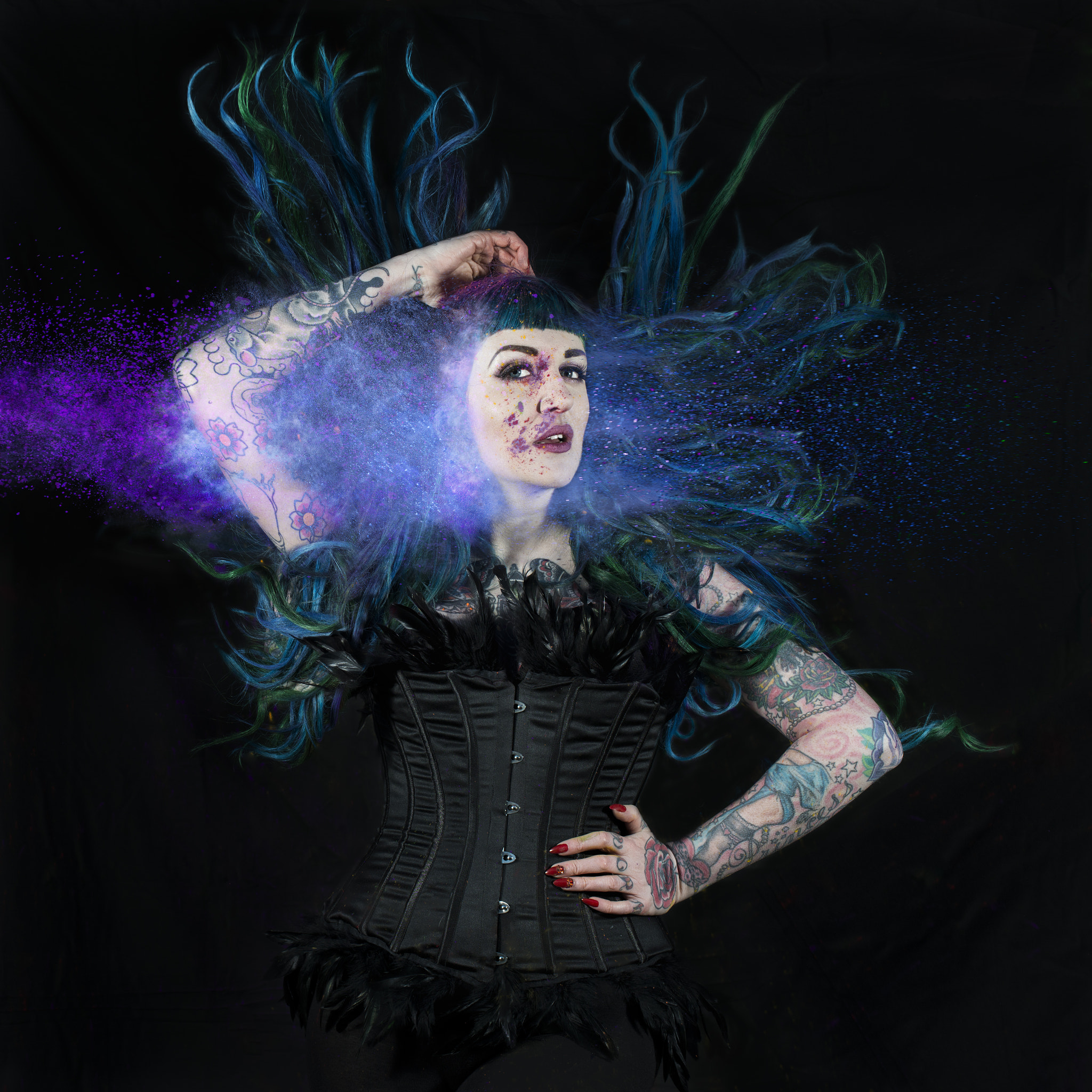 Nikon D800E sample photo. Powder cloud photography