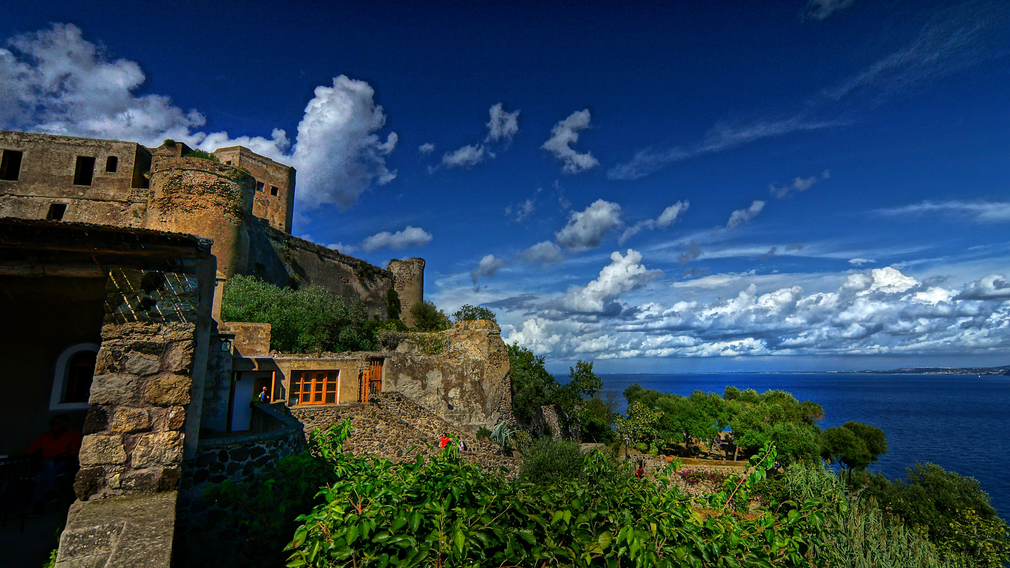 Sony SLT-A77 sample photo. The castello aragonese in ischia photography
