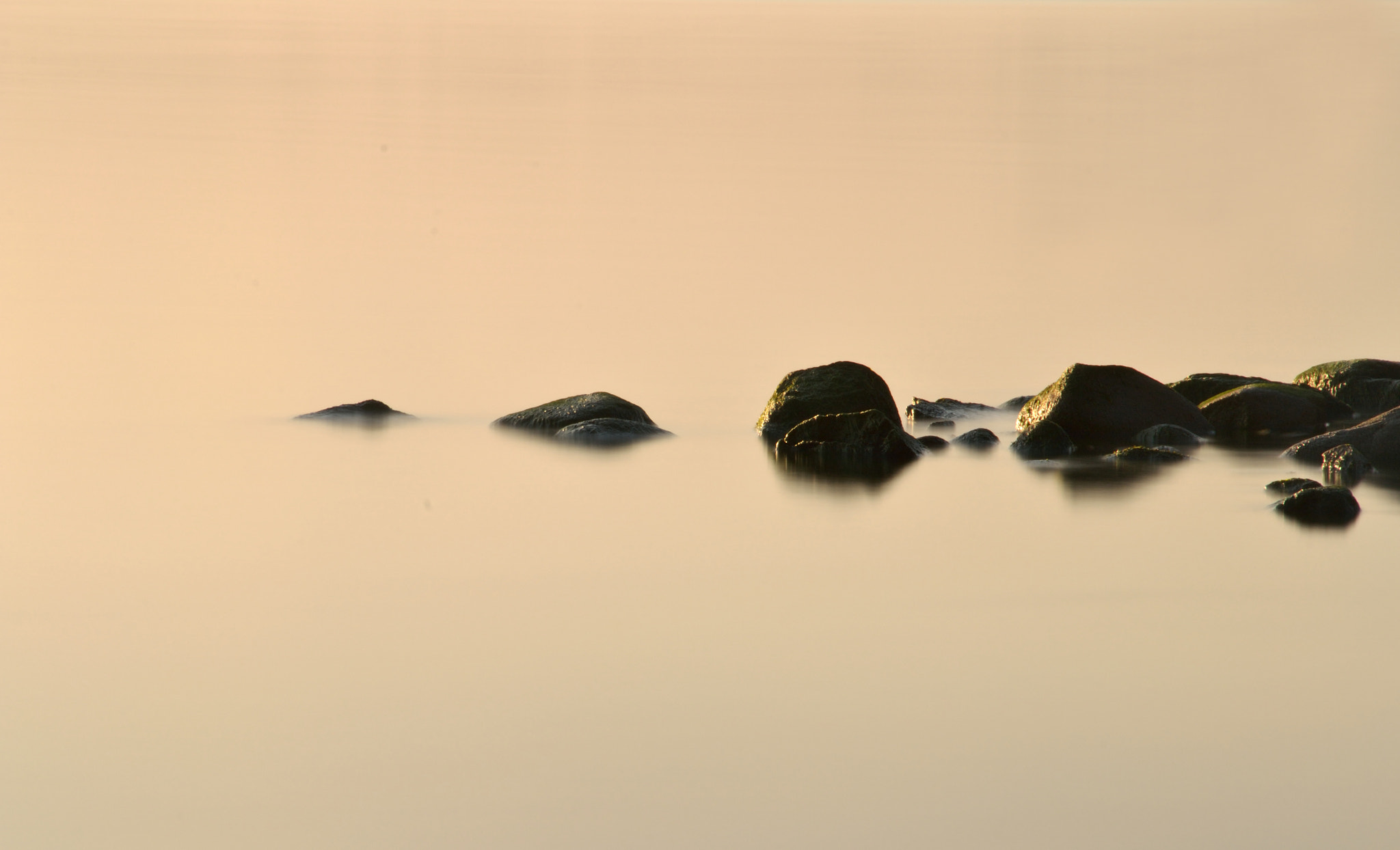 Nikon D3100 sample photo. Floating rocks photography