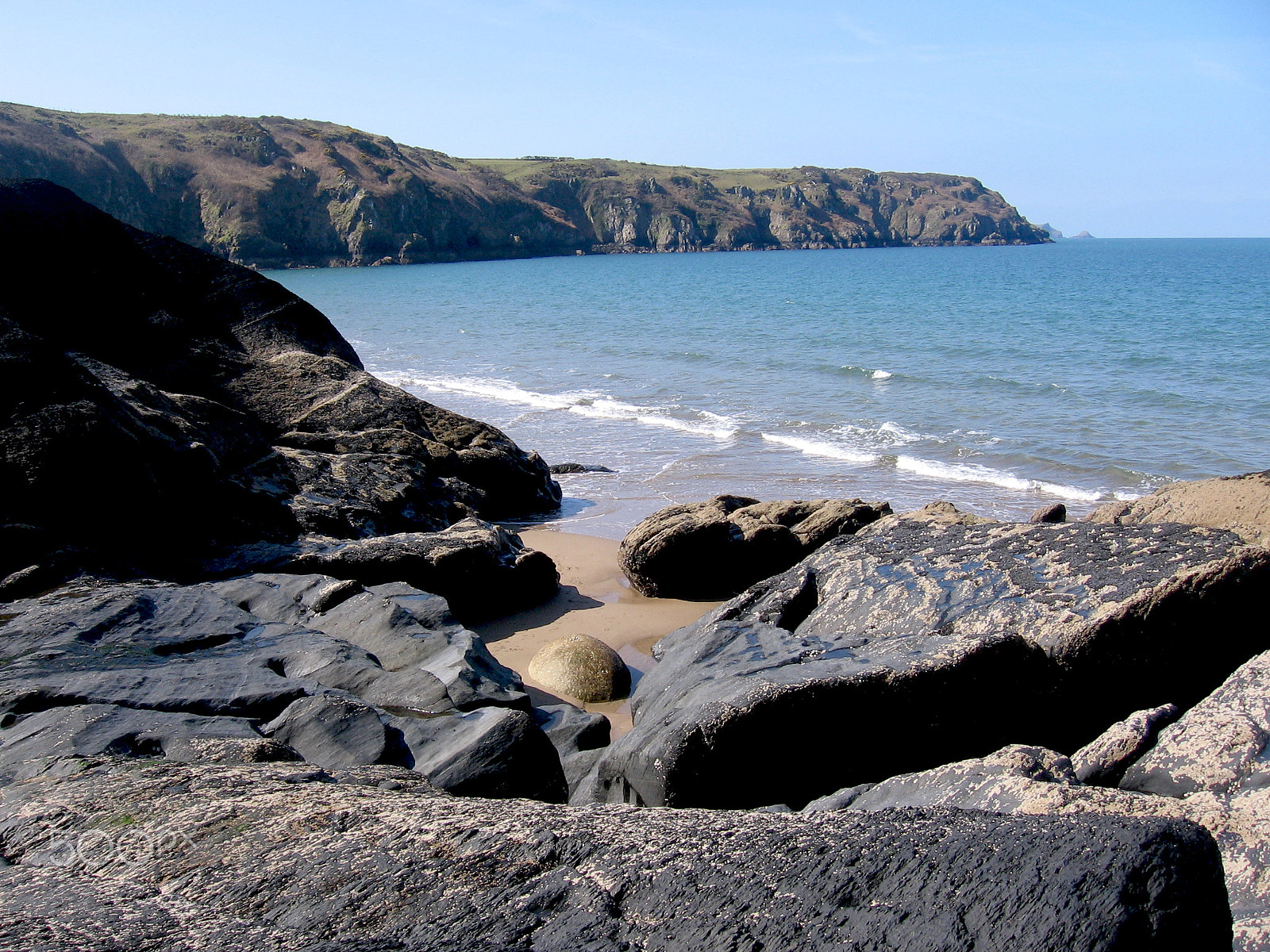 Canon POWERSHOT A520 sample photo. Pembrokeshire coast photography