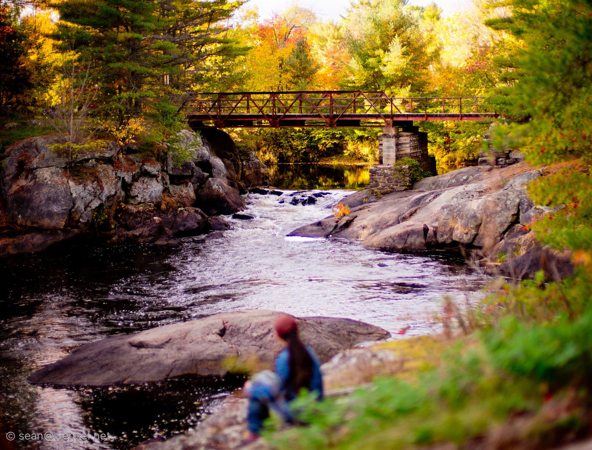 Leica Noctilux-M 50mm F0.95 ASPH sample photo. Overlooking victoria bridge rapids, qe ii wildlands - black rive photography
