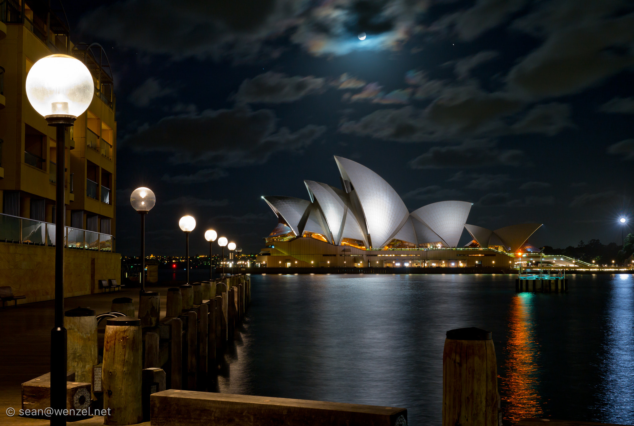 Leica Noctilux-M 50mm F0.95 ASPH sample photo. Moonlit sydney opera house photography