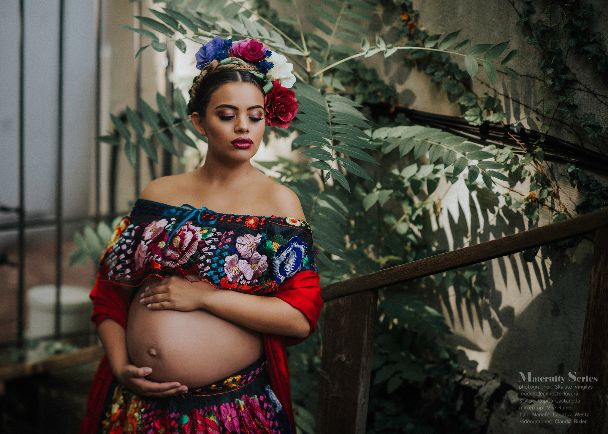 Nikon D4S + Nikon AF-S Nikkor 85mm F1.4G sample photo. Mexican style maternity photos photography