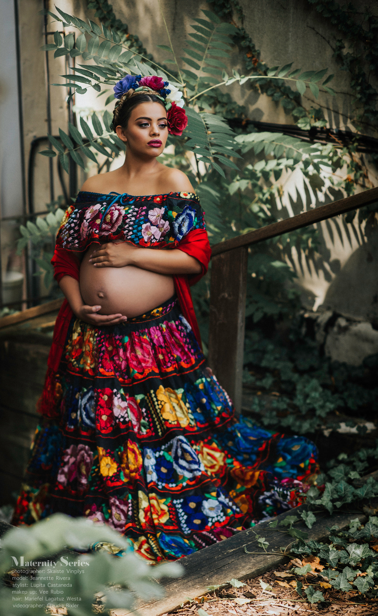 Nikon D4S + Nikon AF-S Nikkor 85mm F1.4G sample photo. Mexican style maternity photos photography