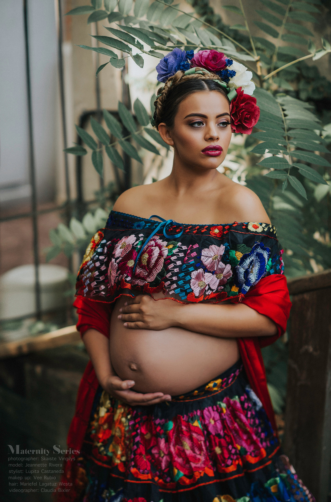 Nikon D4S + Nikon AF-S Nikkor 85mm F1.4G sample photo. Mexican style maternity photos photography