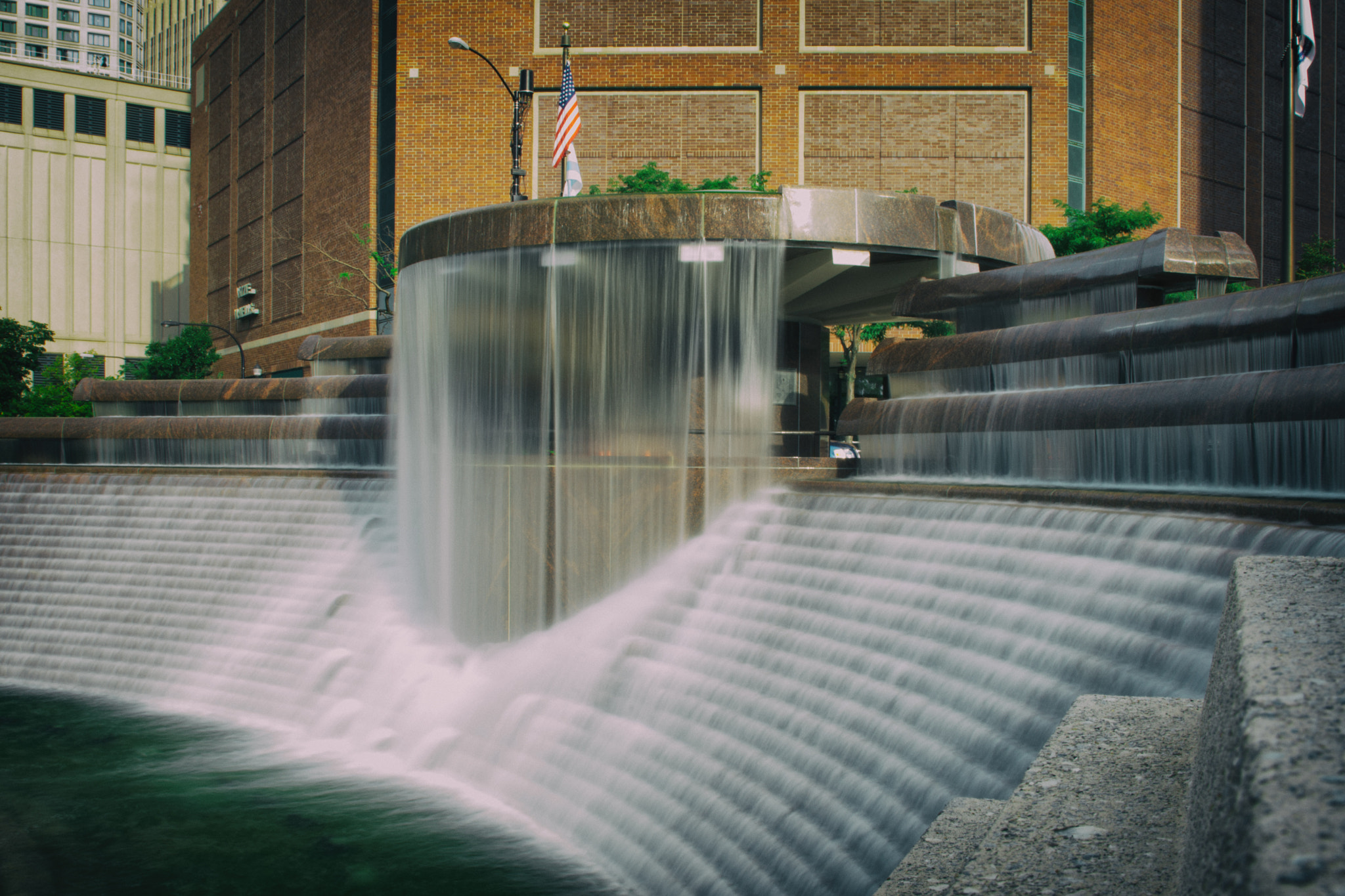 Nikon AF-S Nikkor 24-120mm F4G ED VR sample photo. Long exposure waterfall chicago photography