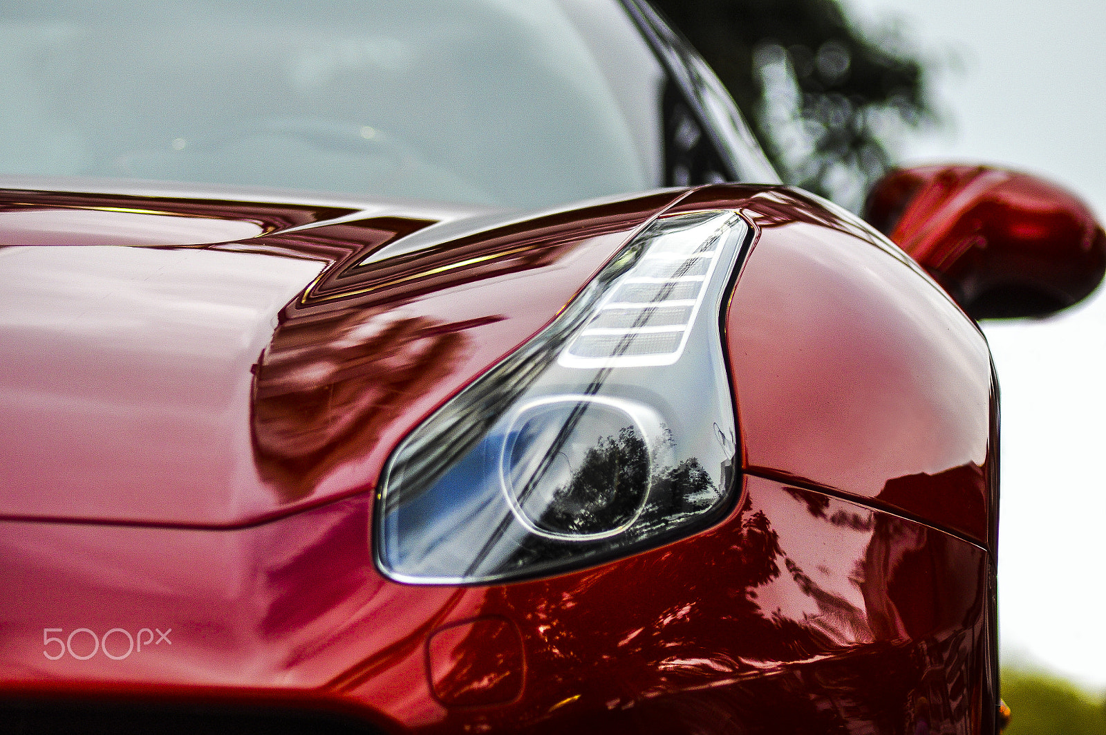 Nikon D5000 sample photo. Ferrari california t photography