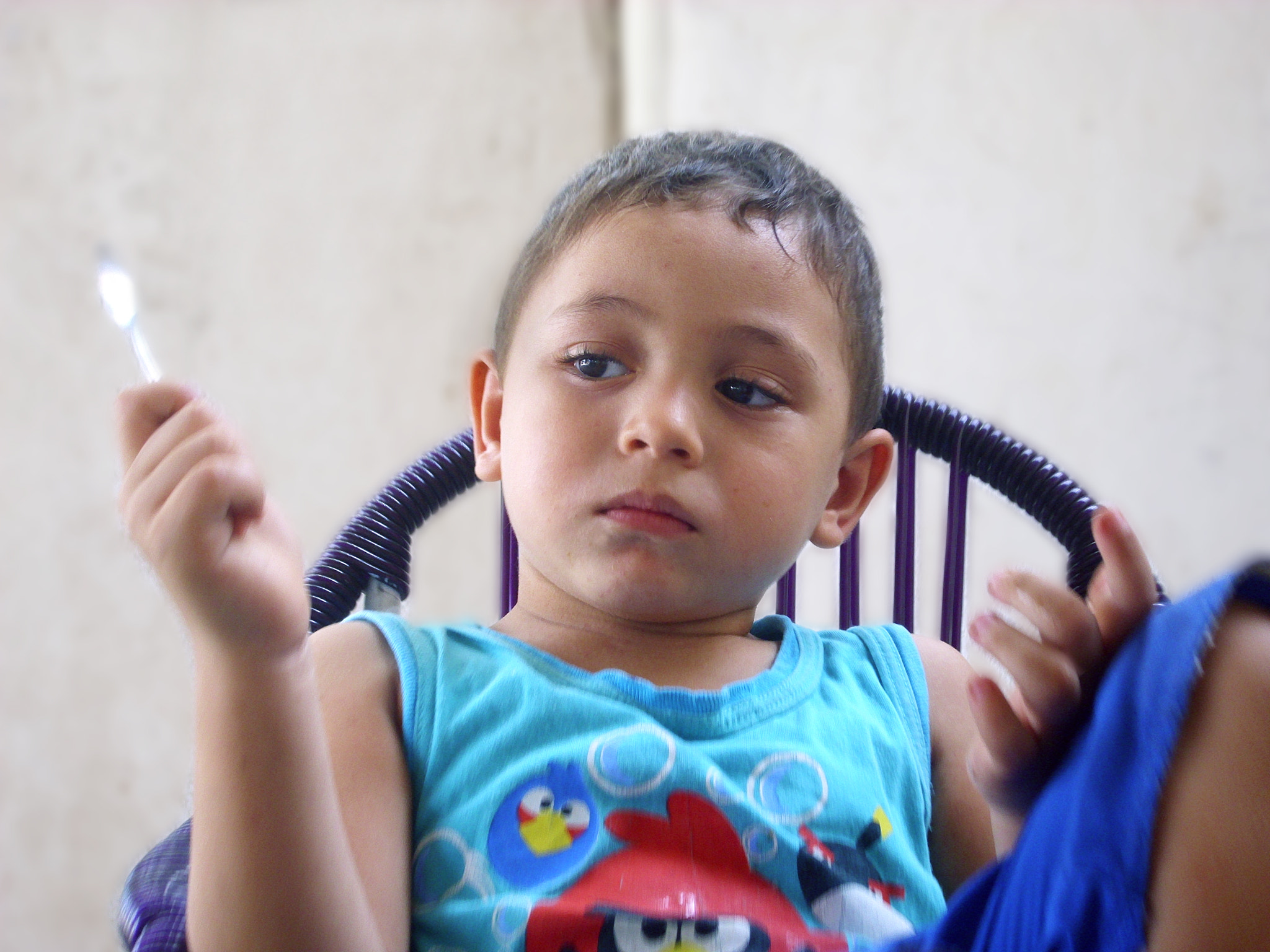 Benq DC C1020 sample photo. Staring with a spoon photography