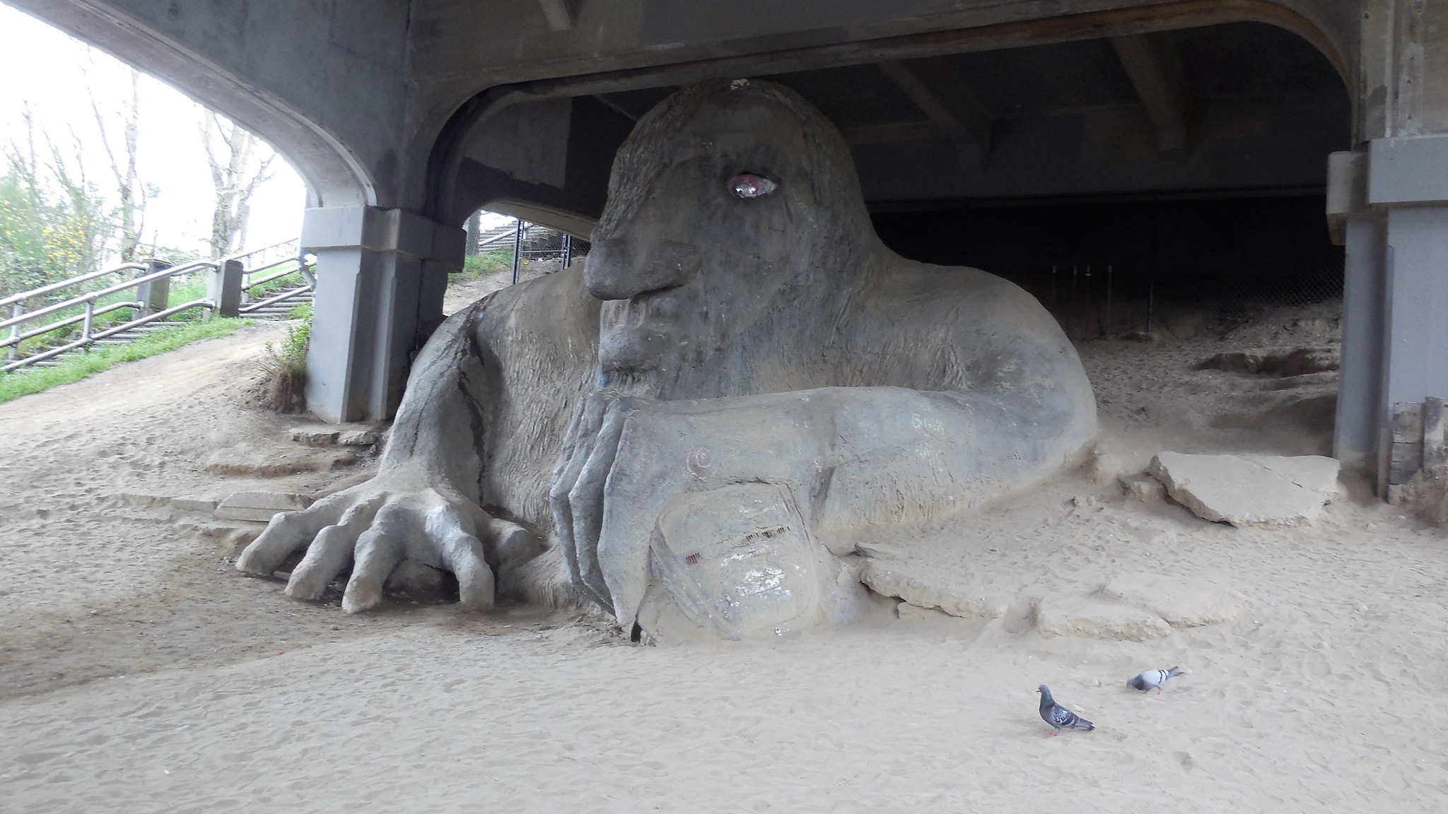 Nikon Coolpix S6400 sample photo. The fremont troll photography
