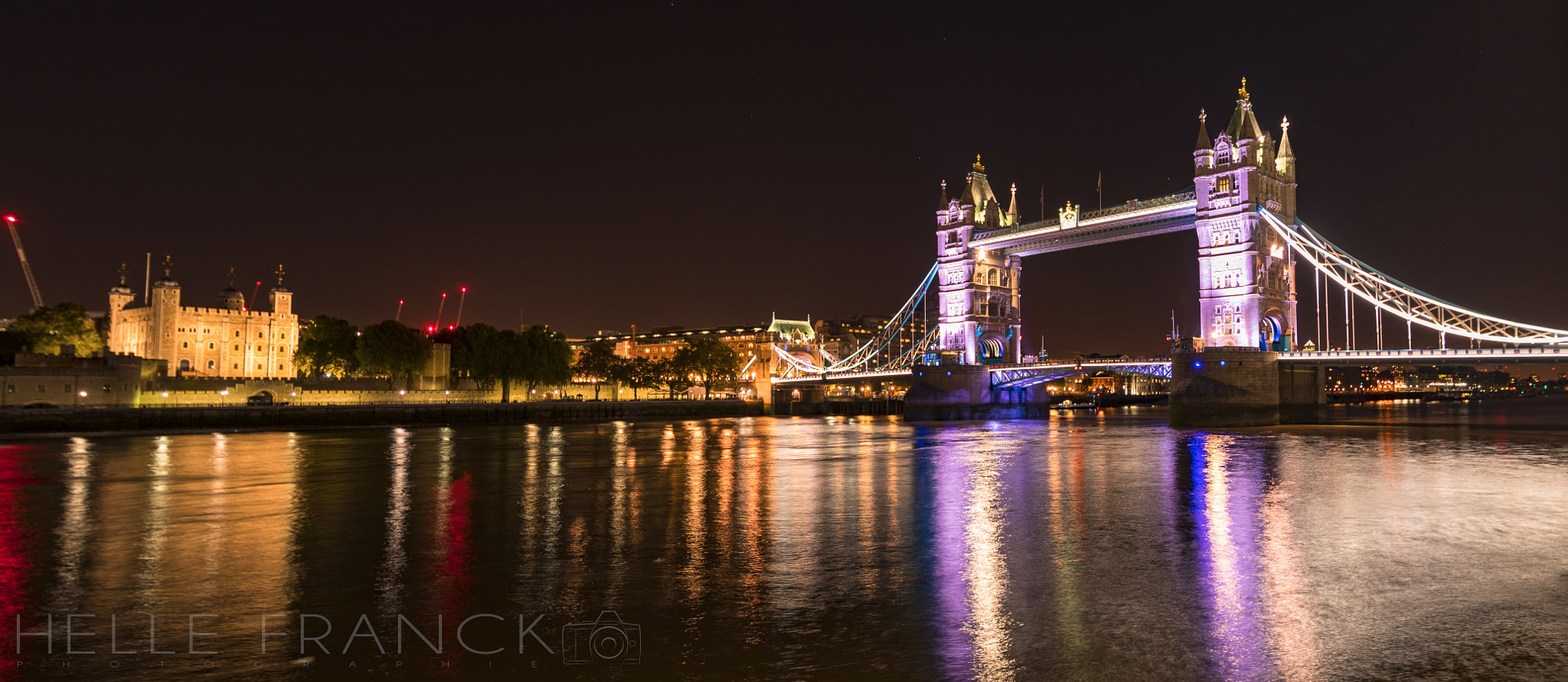 Canon EOS 80D + Canon EF 16-35mm F2.8L II USM sample photo. Tower bridge by night photography