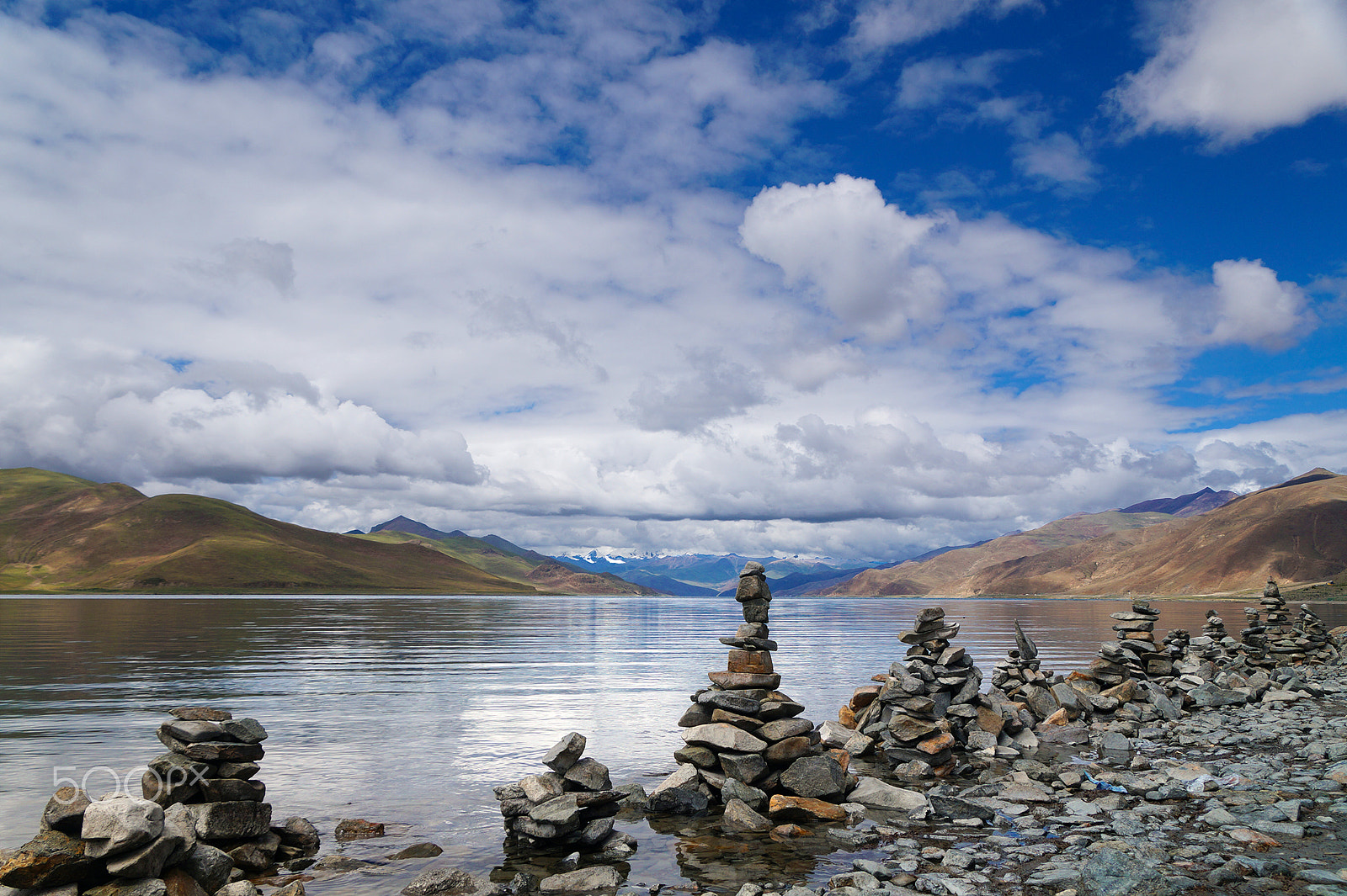 Sony DT 18-250mm F3.5-6.3 sample photo. Yamdrok lake photography