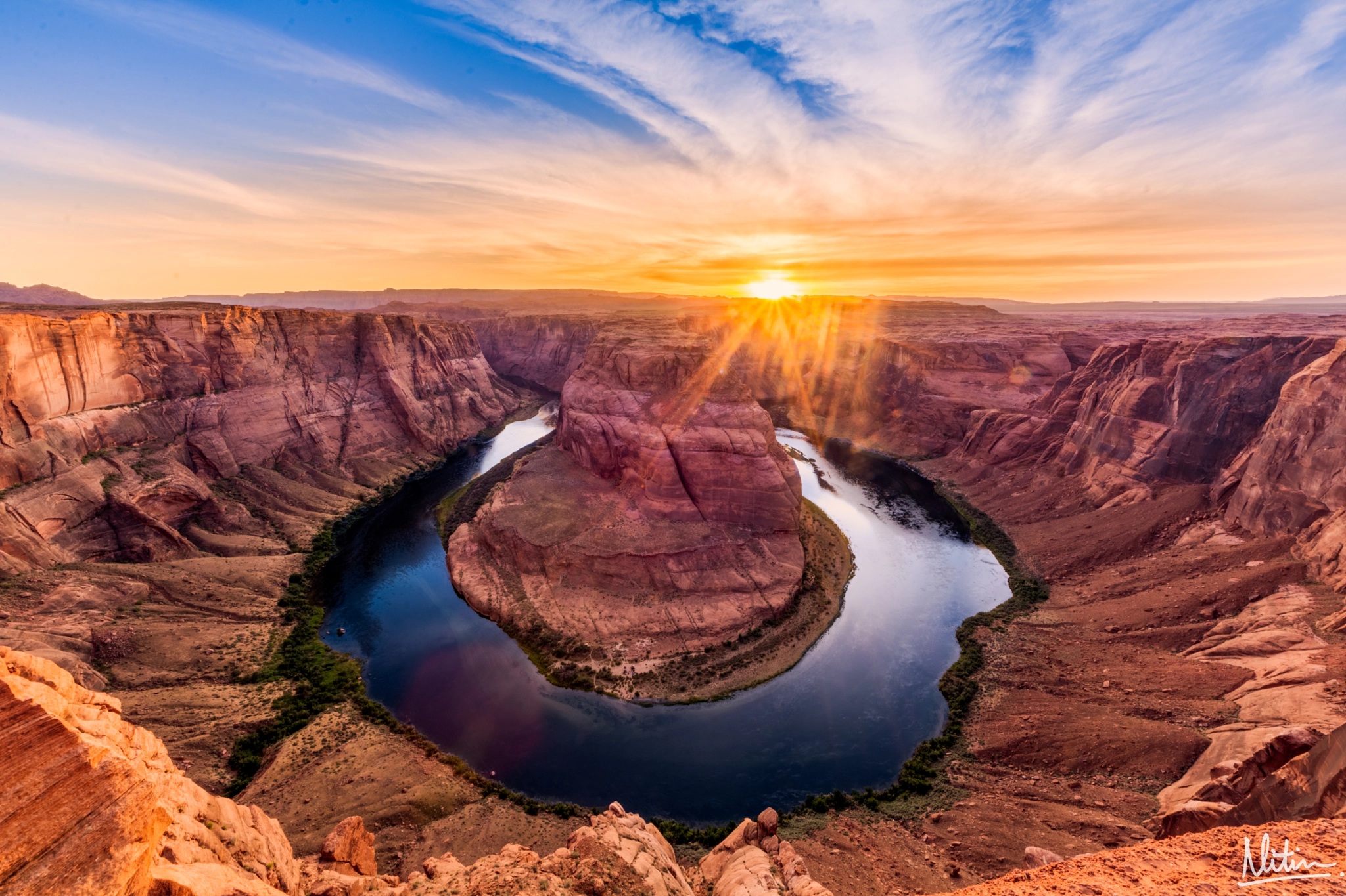 Sigma 8-16mm F4.5-5.6 DC HSM sample photo. Horseshoe sunset photography