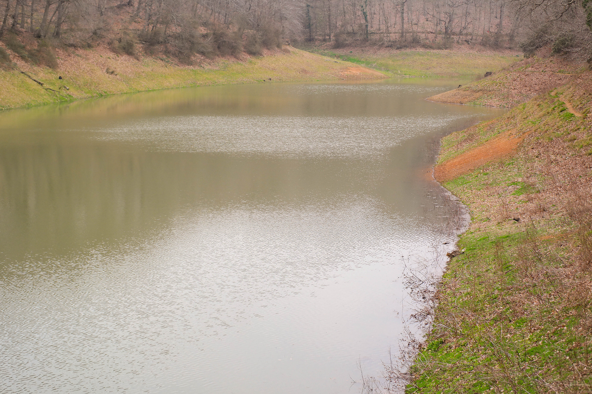 Samsung NX30 + Samsung NX 45mm F1.8 sample photo. A lake of old ottoman dam photography