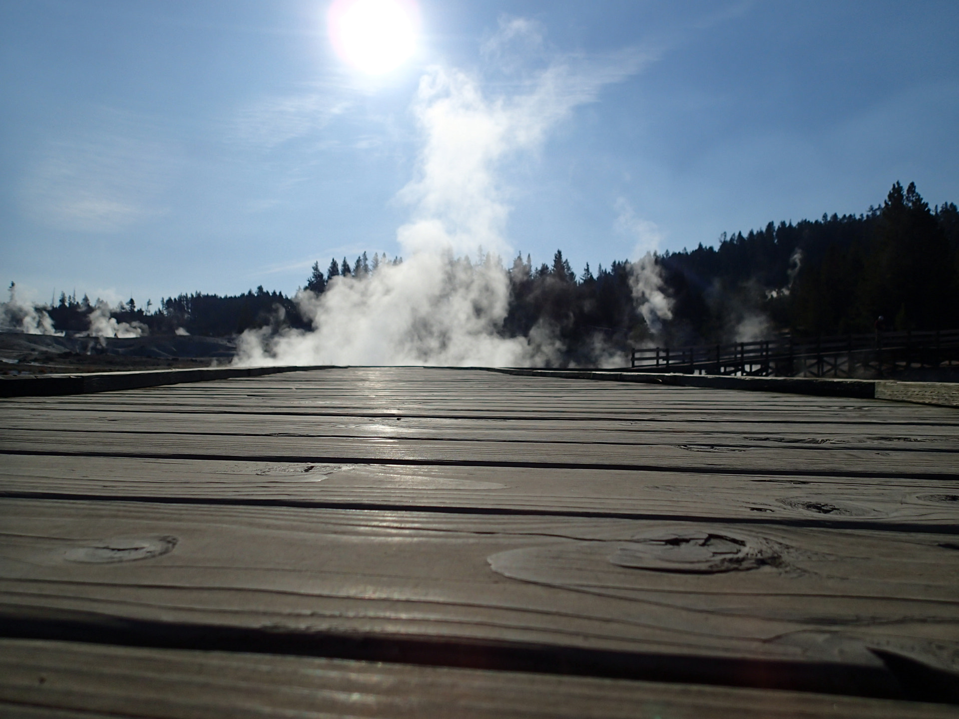 Olympus TG-2 sample photo. What's at the end of the boardwalk photography